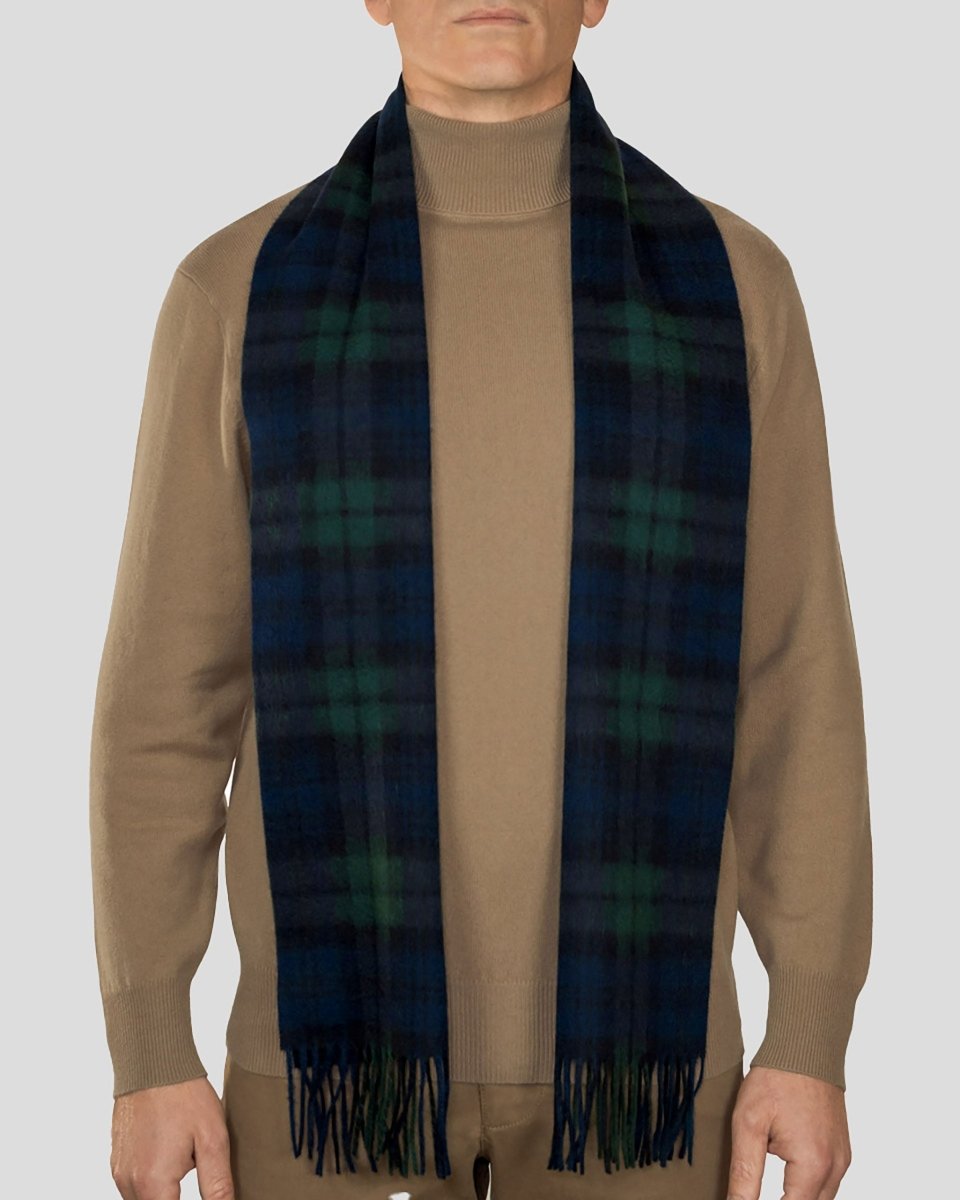 Pure Lambswool Tartan Scarf - LonaScott