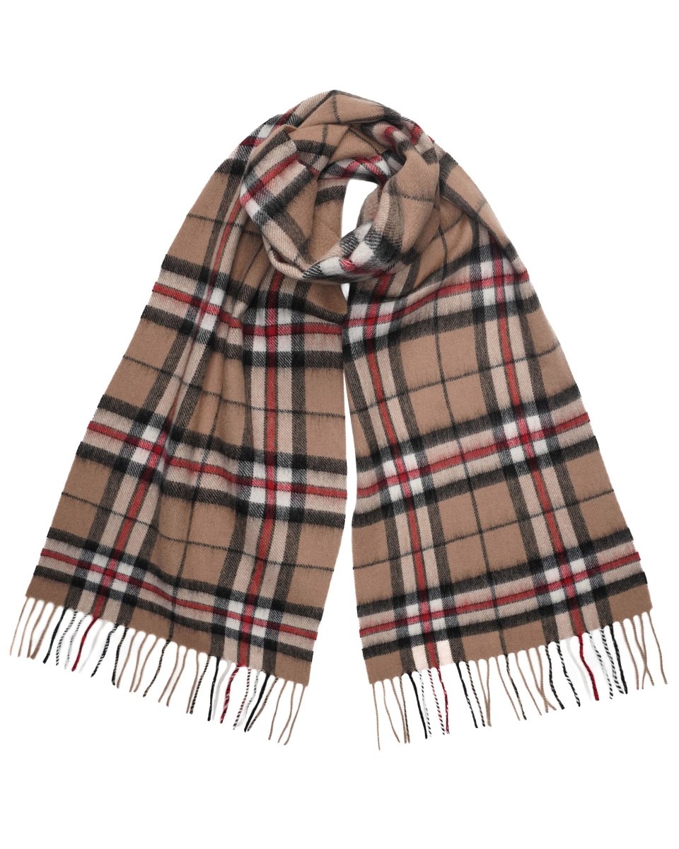 Pure Lambswool Tartan Scarf - LonaScott