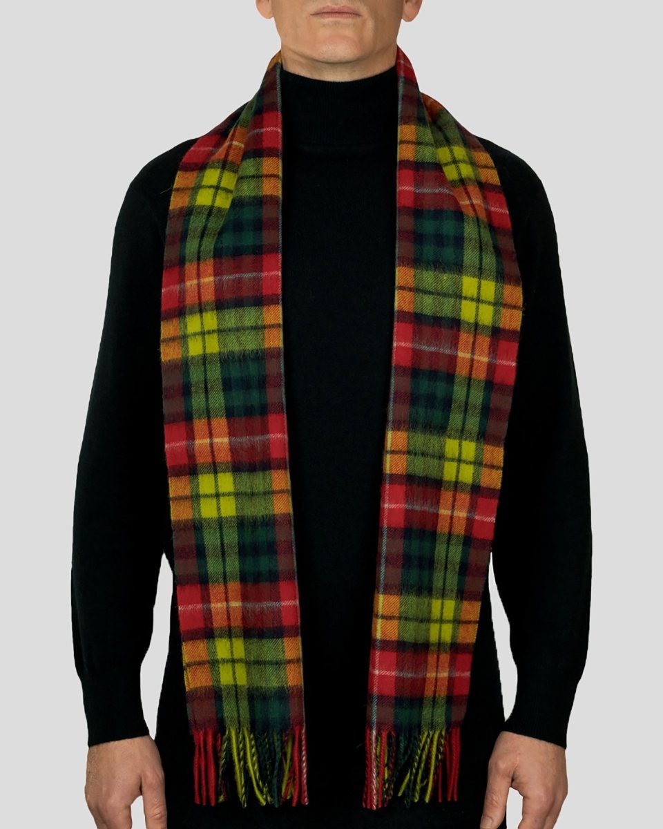 Pure Lambswool Tartan Scarf - LonaScott