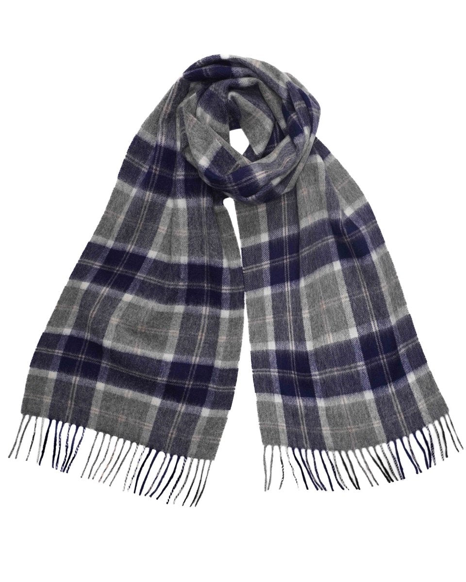 Pure Lambswool Tartan Scarf - LonaScott