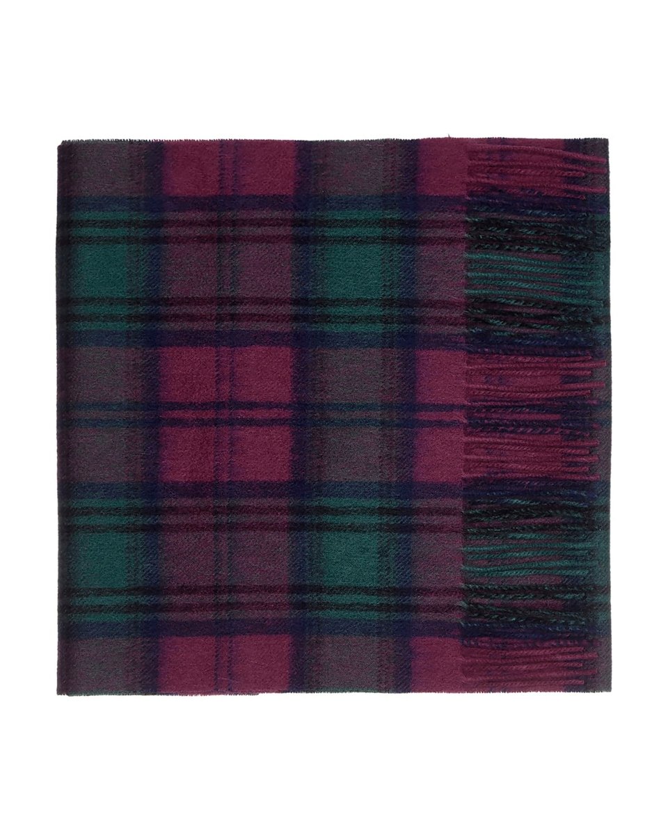 Pure Lambswool Tartan Scarf - LonaScott