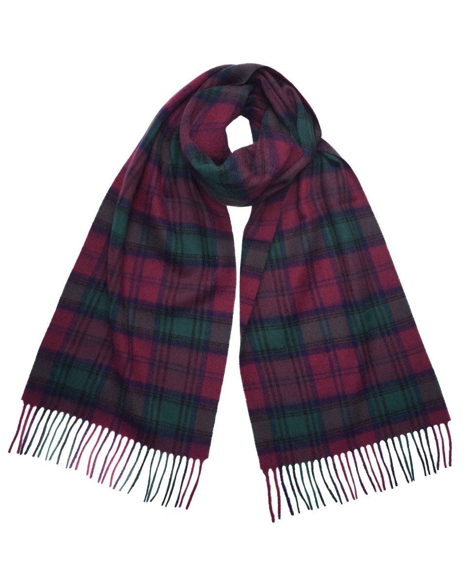 Pure Lambswool Tartan Scarf - LonaScott
