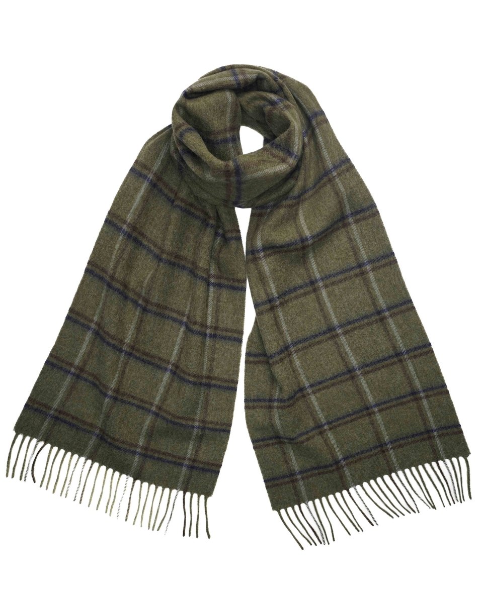 Pure Lambswool Tartan Scarf - LonaScott