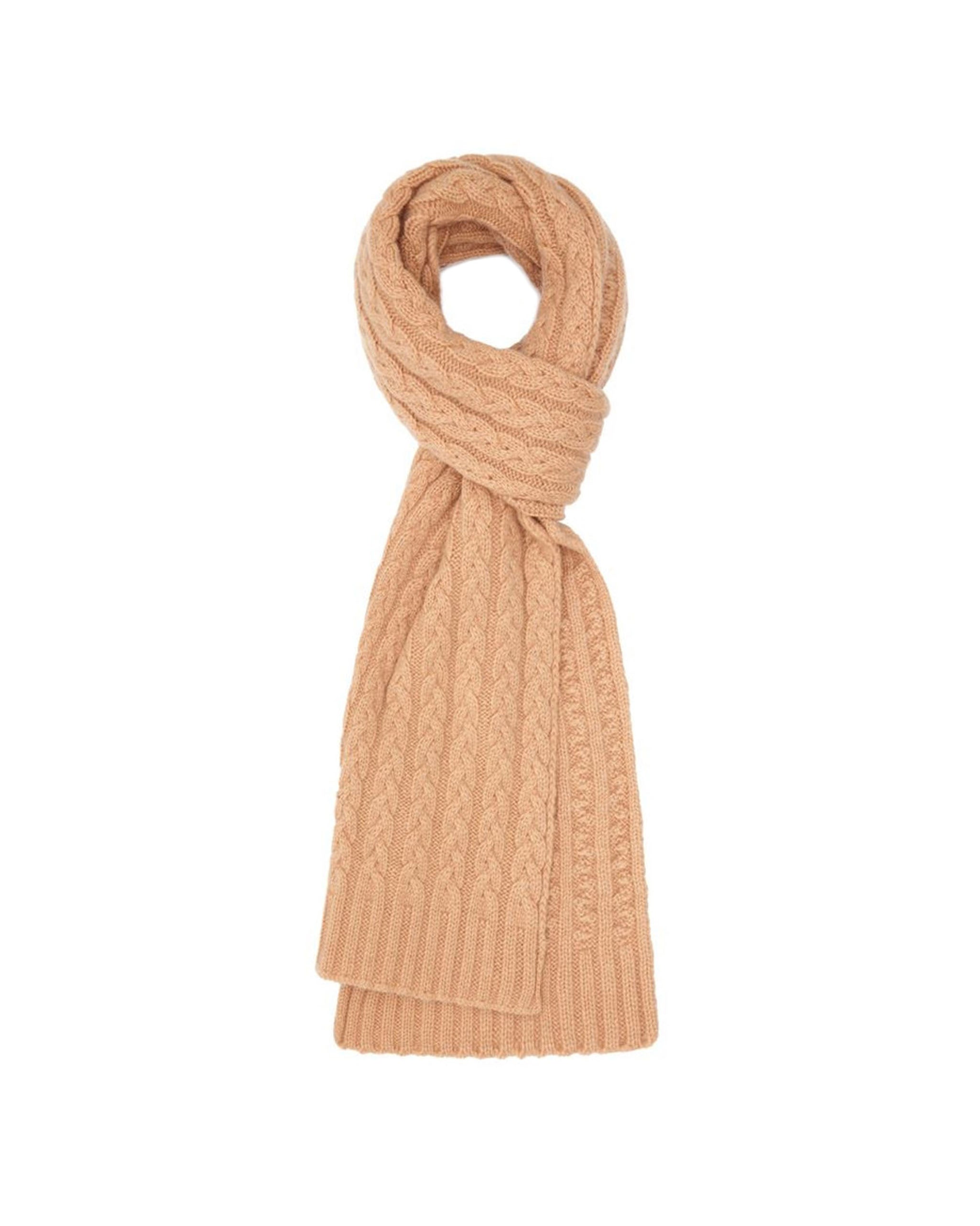Cashmere Cable Scarf
