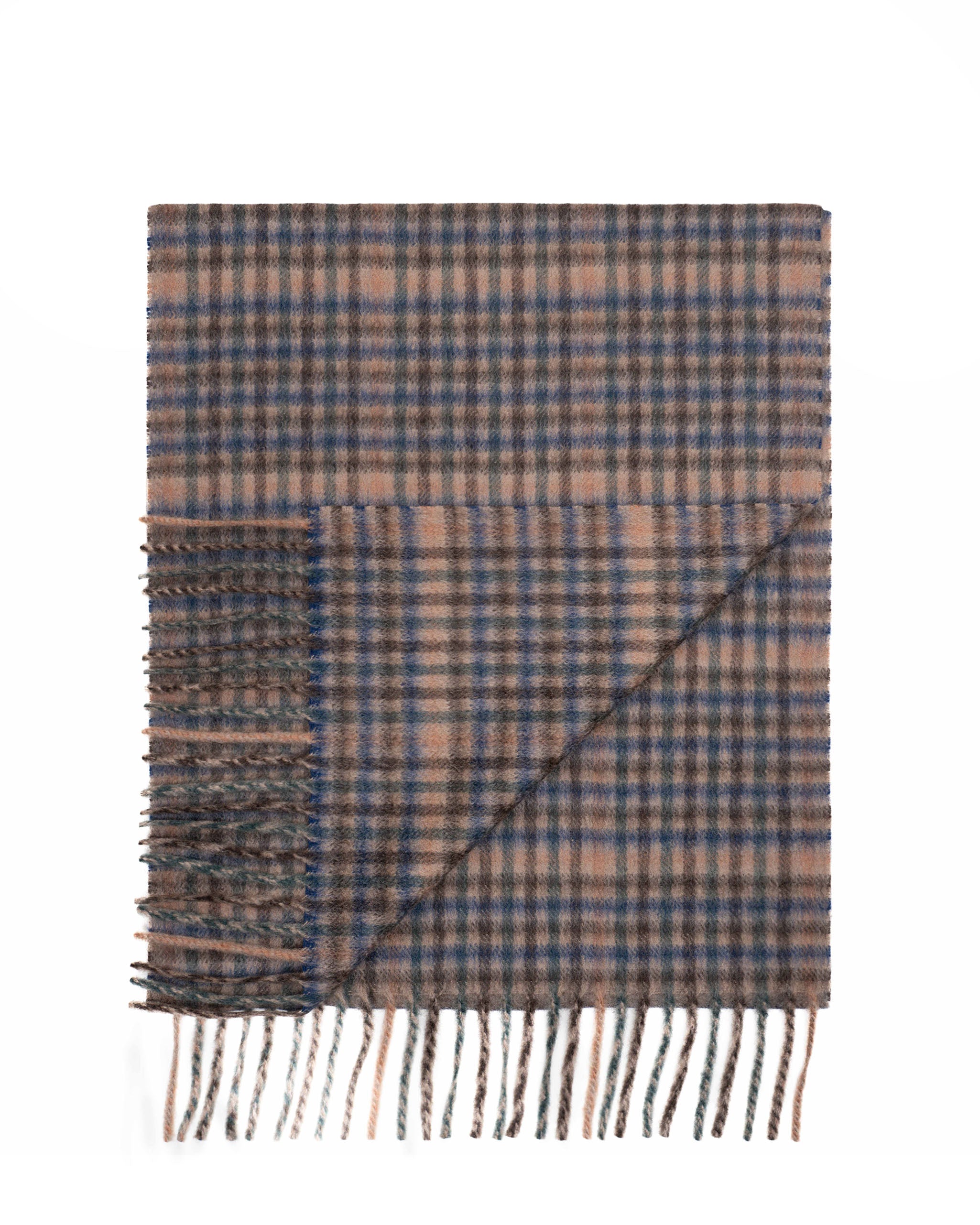 Pure Cashmere Tartan Scarf