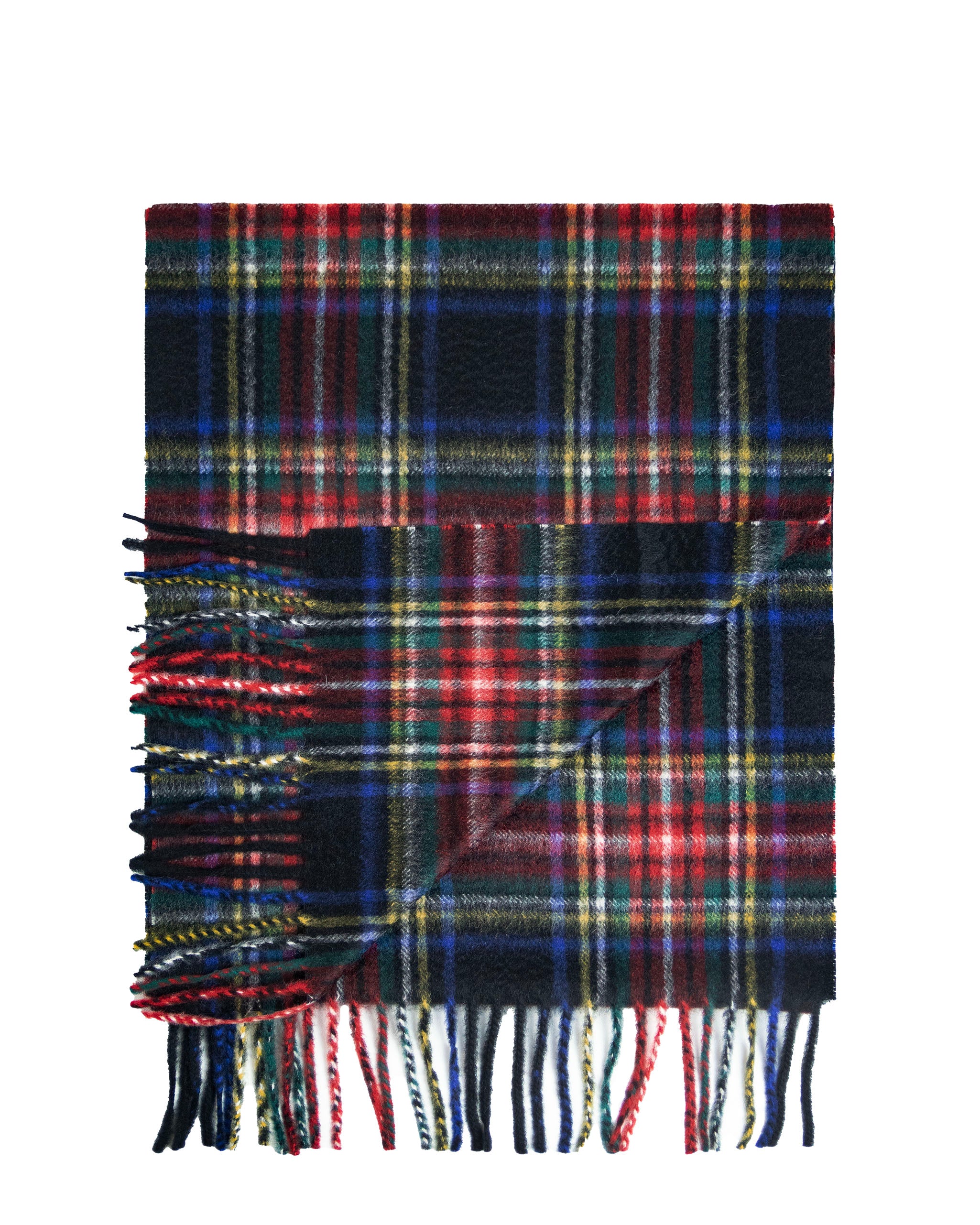 Pure Cashmere Tartan Scarf