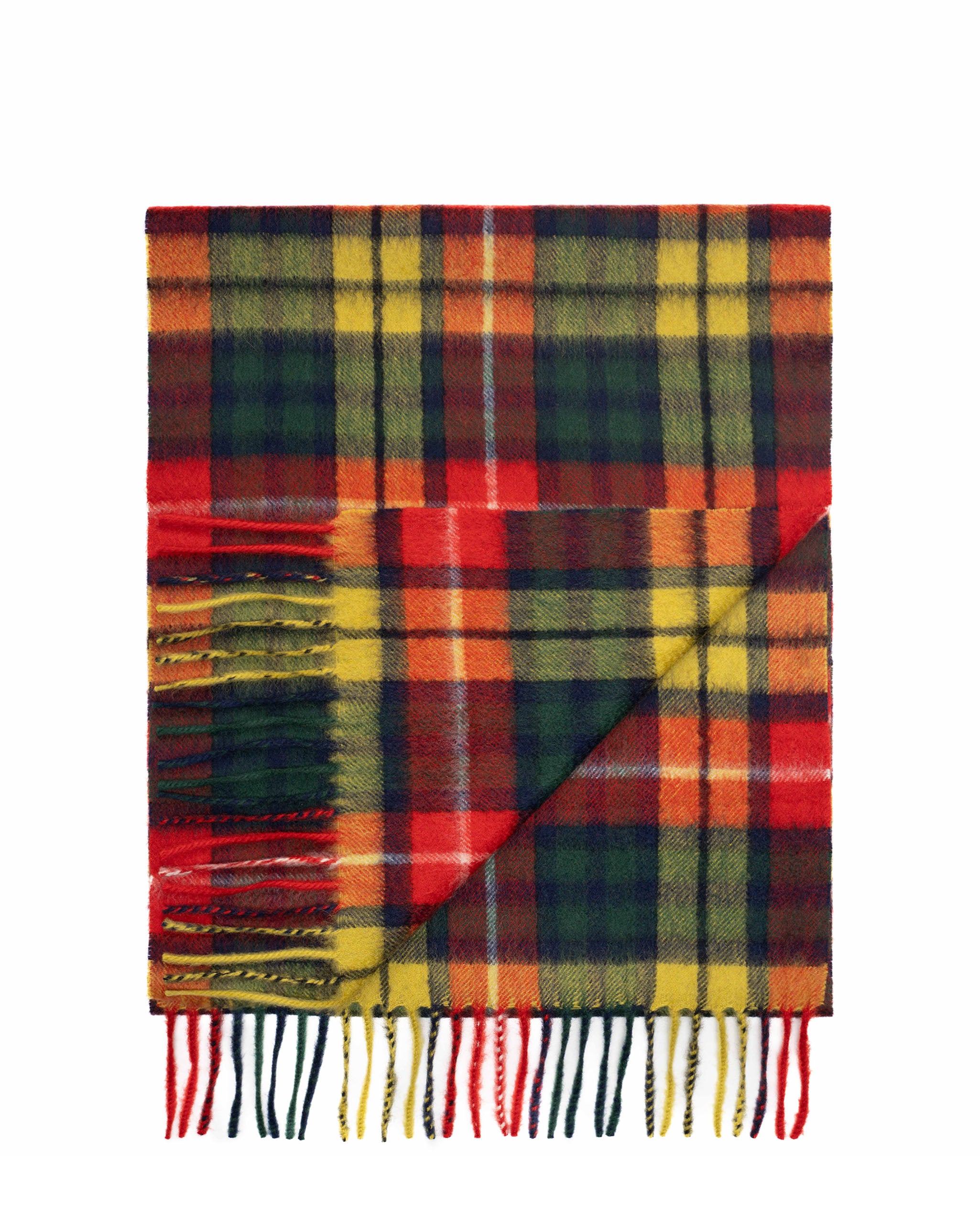 Pure Cashmere Tartan Scarf