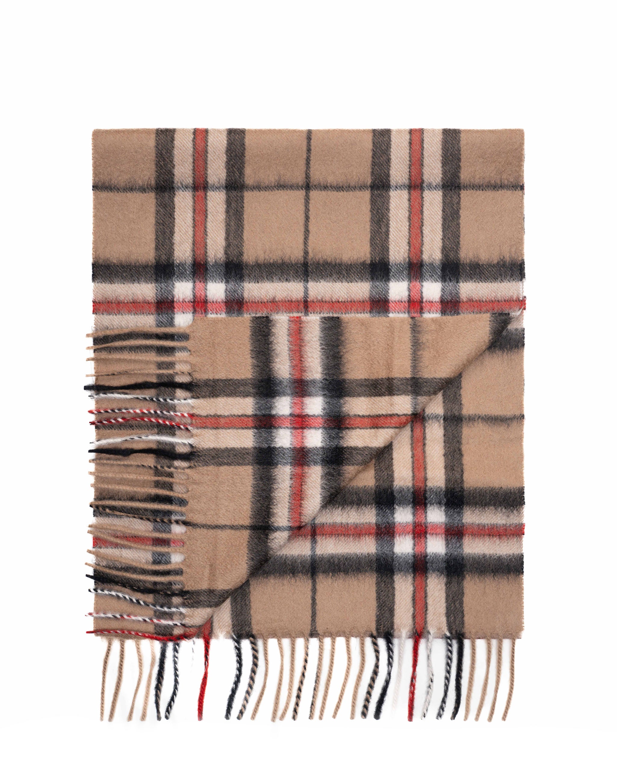 Pure Cashmere Tartan Scarf