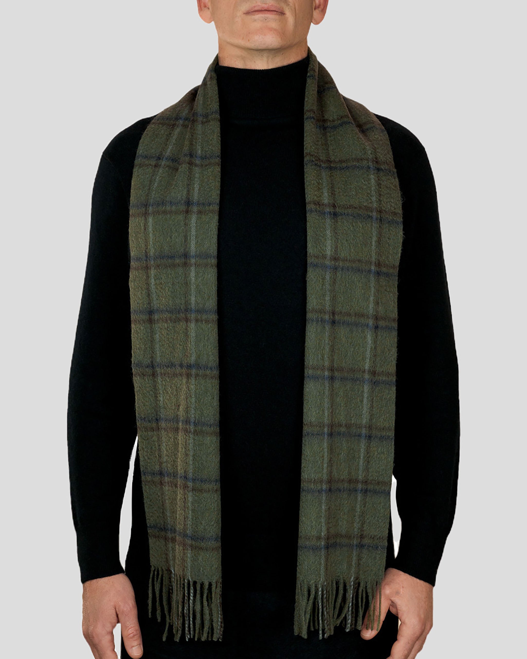 Pure Lambswool Tartan Scarf
