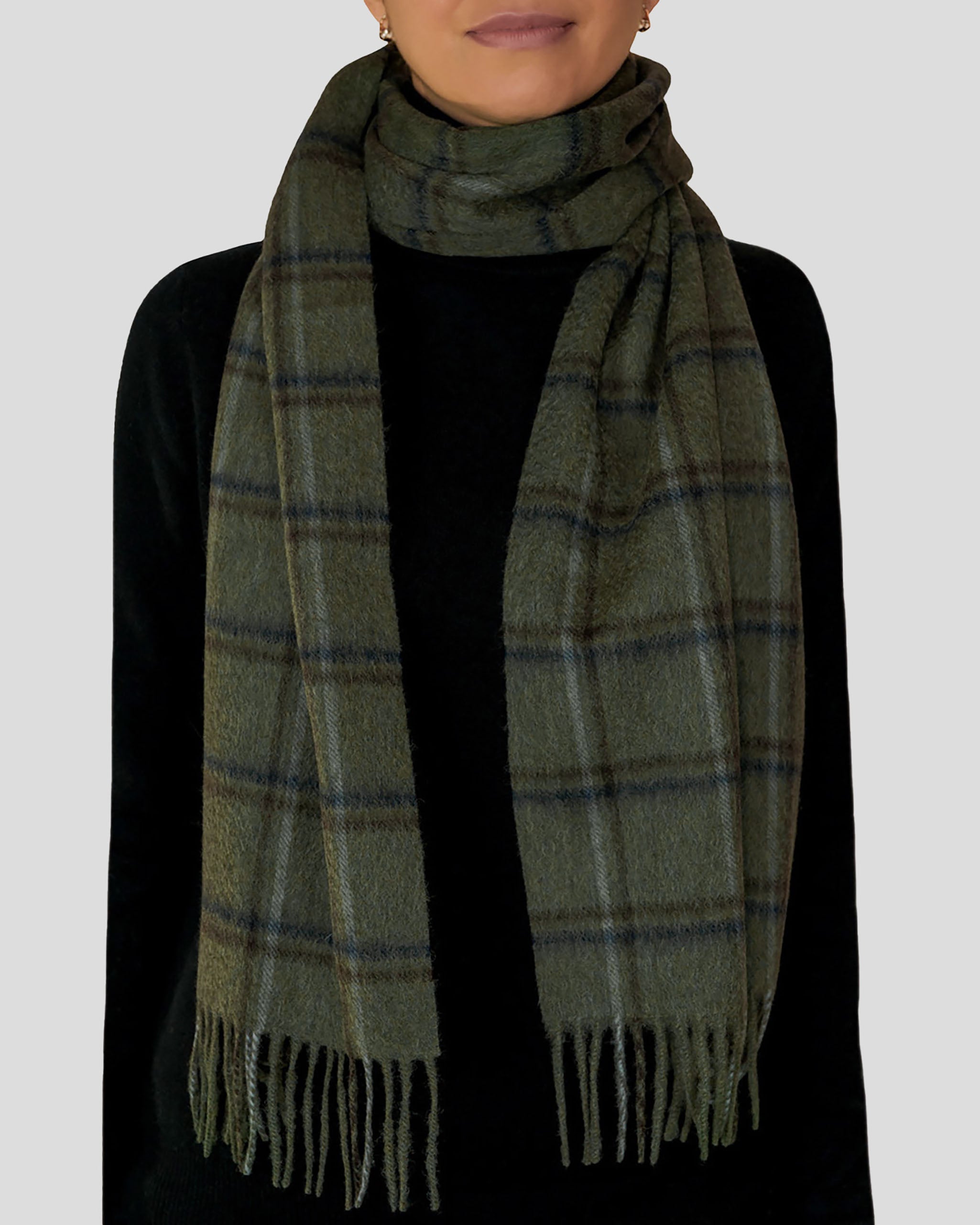 Pure Lambswool Tartan Scarf