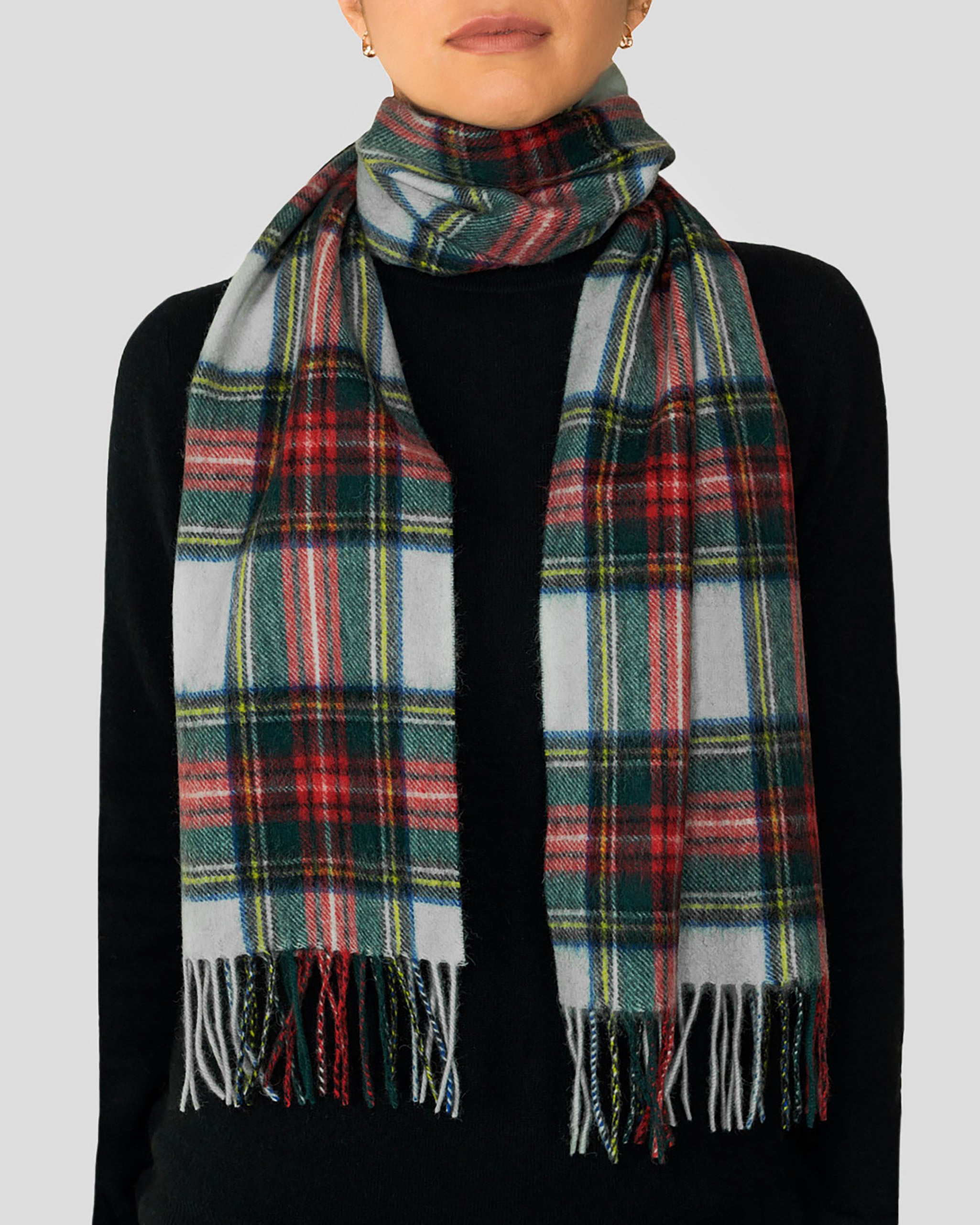 Pure Lambswool Tartan Scarf