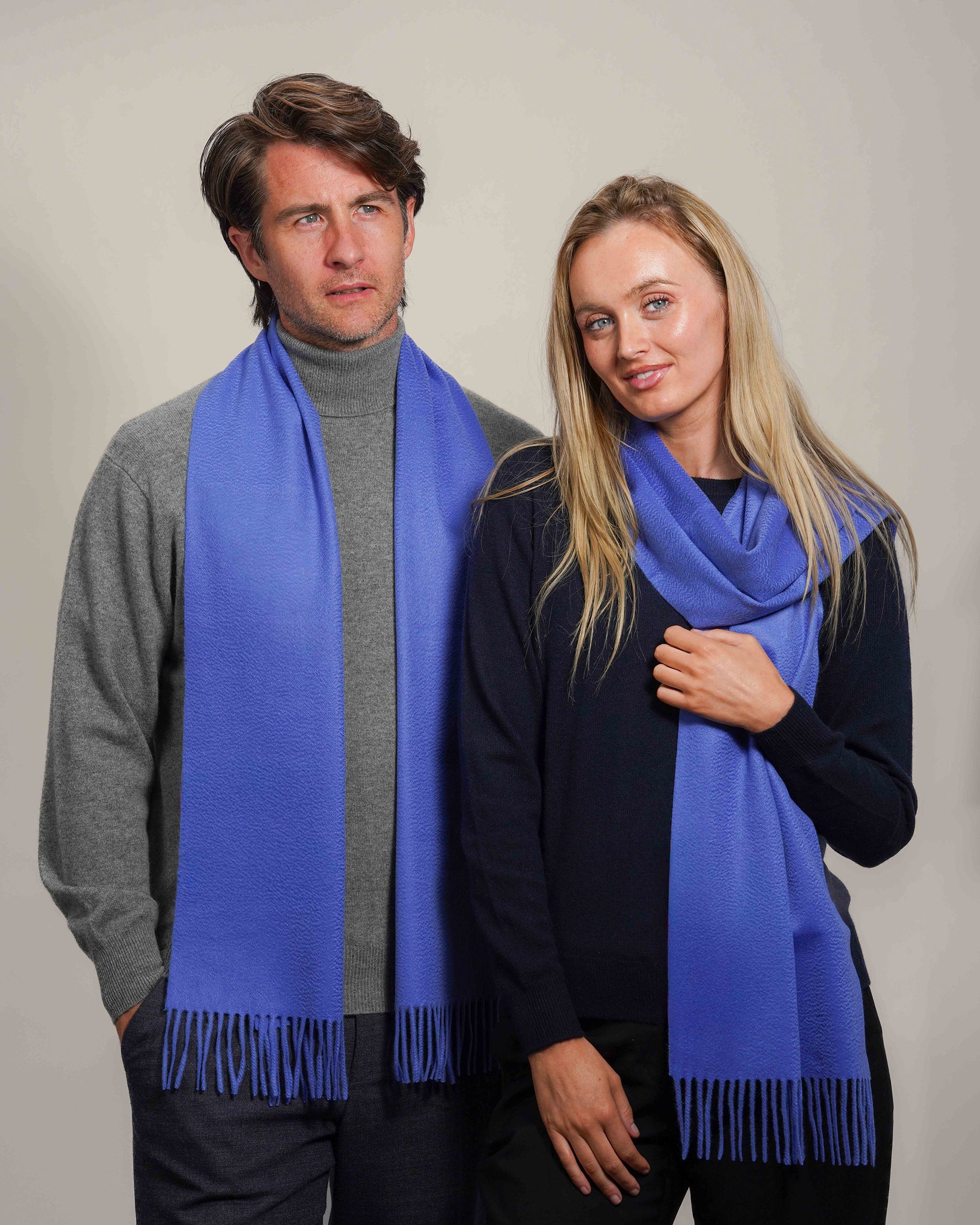 Pure Cashmere Plain Scarf