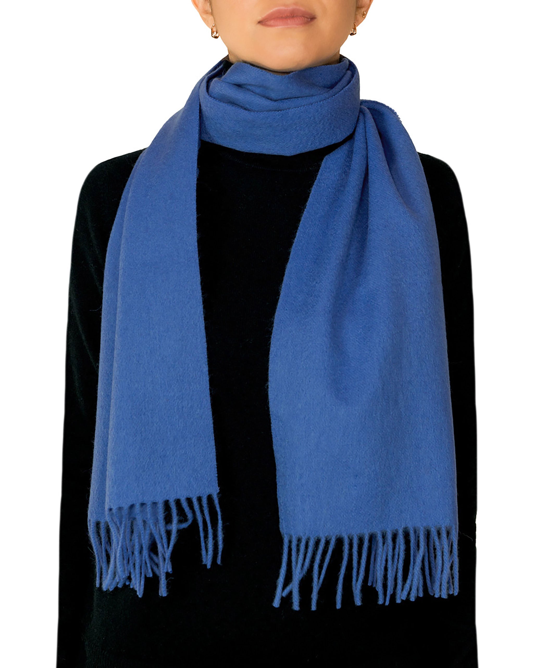 Pure Lambswool Plain Scarf