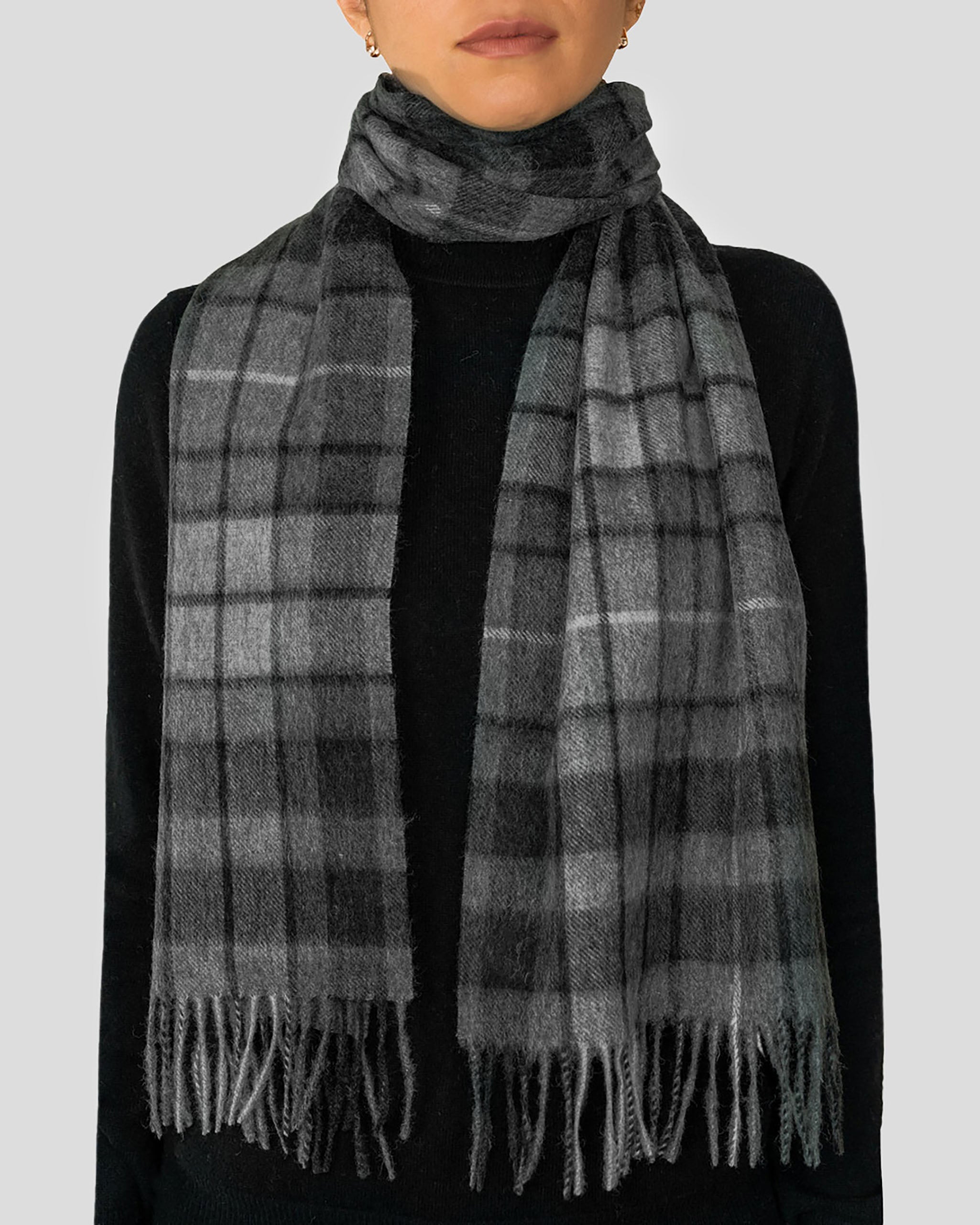 Pure Lambswool Tartan Scarf