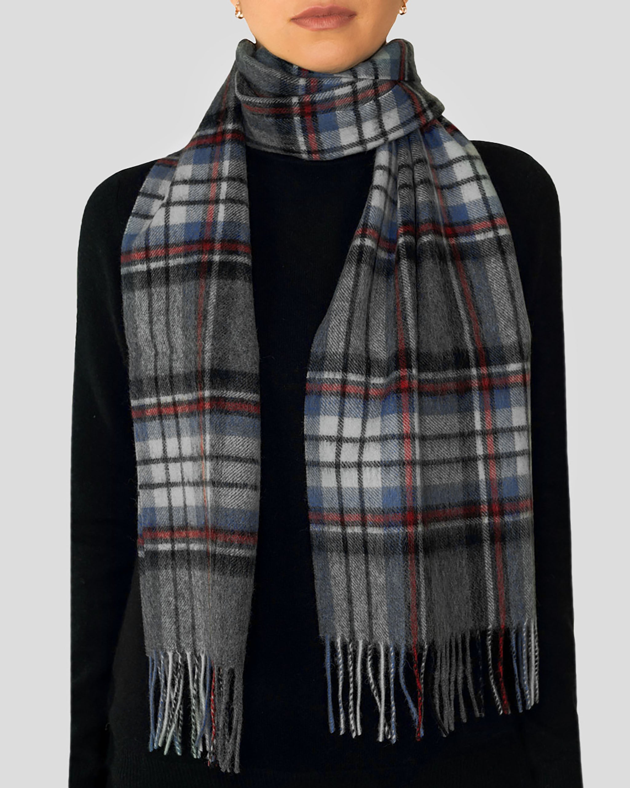 Pure Lambswool Tartan Scarf