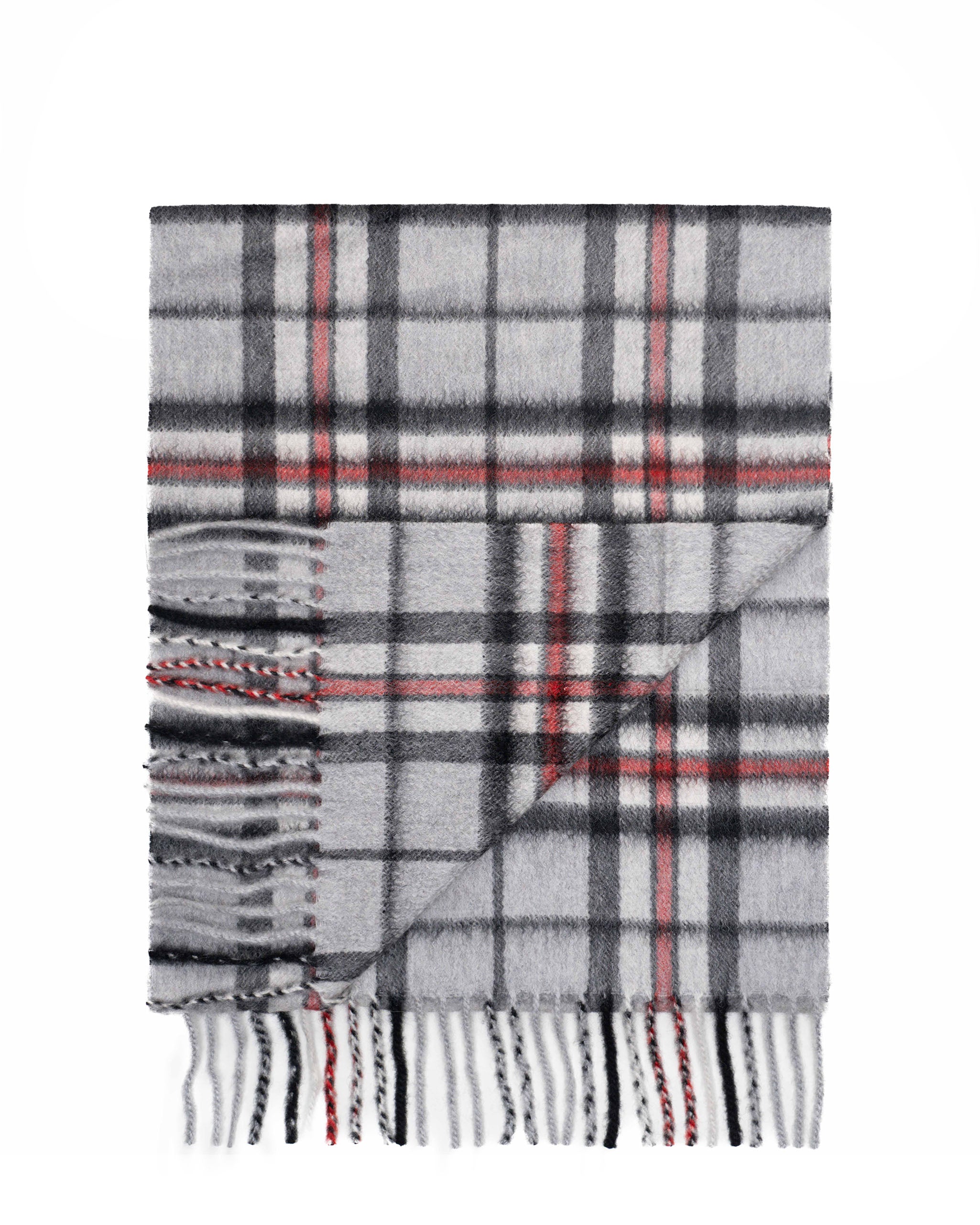 Pure Cashmere Tartan Scarf