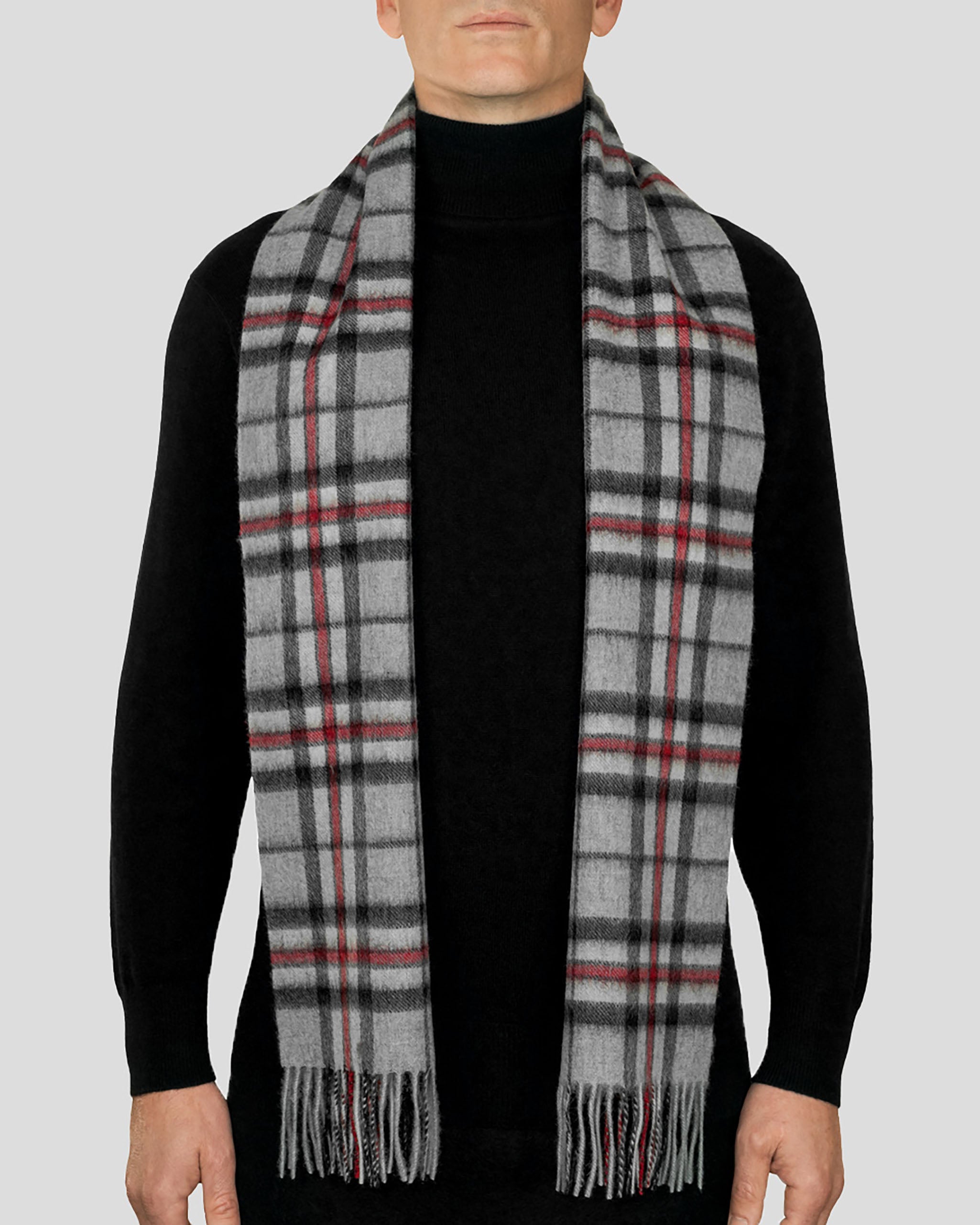 Pure Lambswool Tartan Scarf