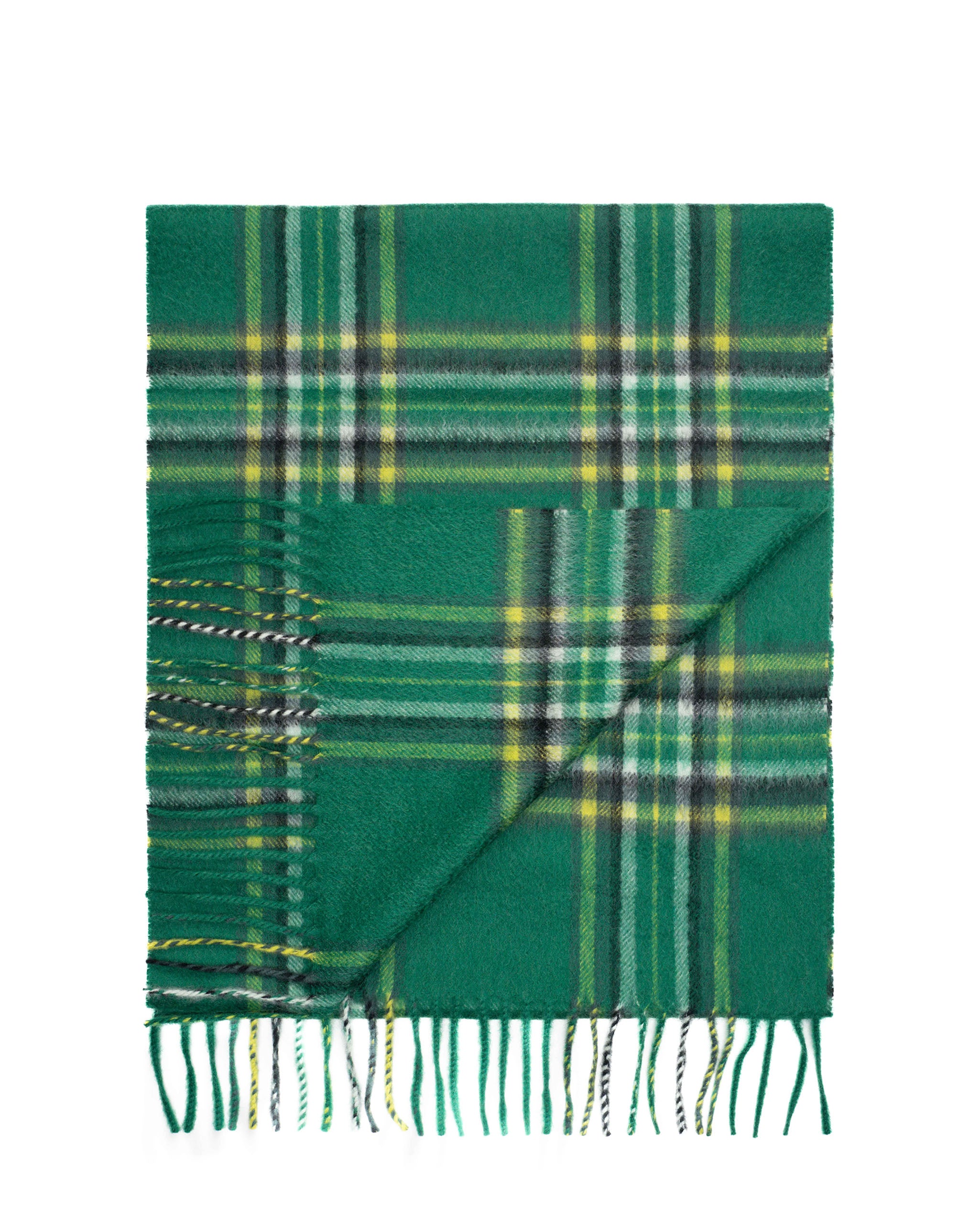 Pure Cashmere Tartan Scarf