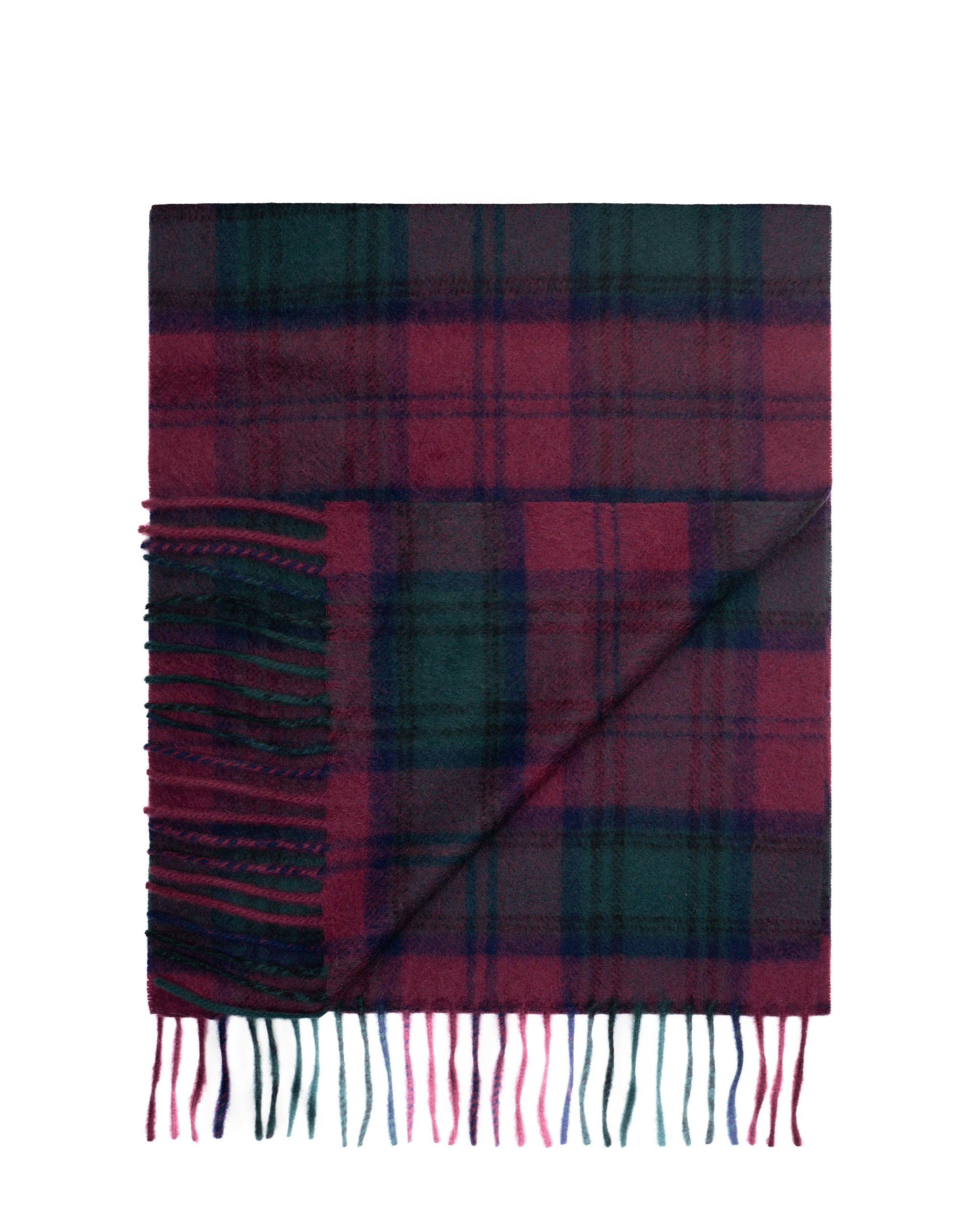 Pure Cashmere Tartan Scarf