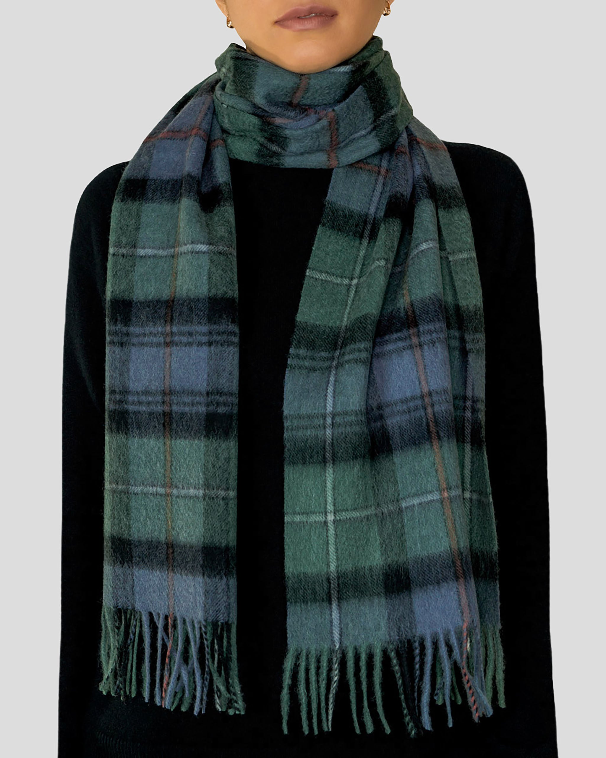 Pure Lambswool Tartan Scarf