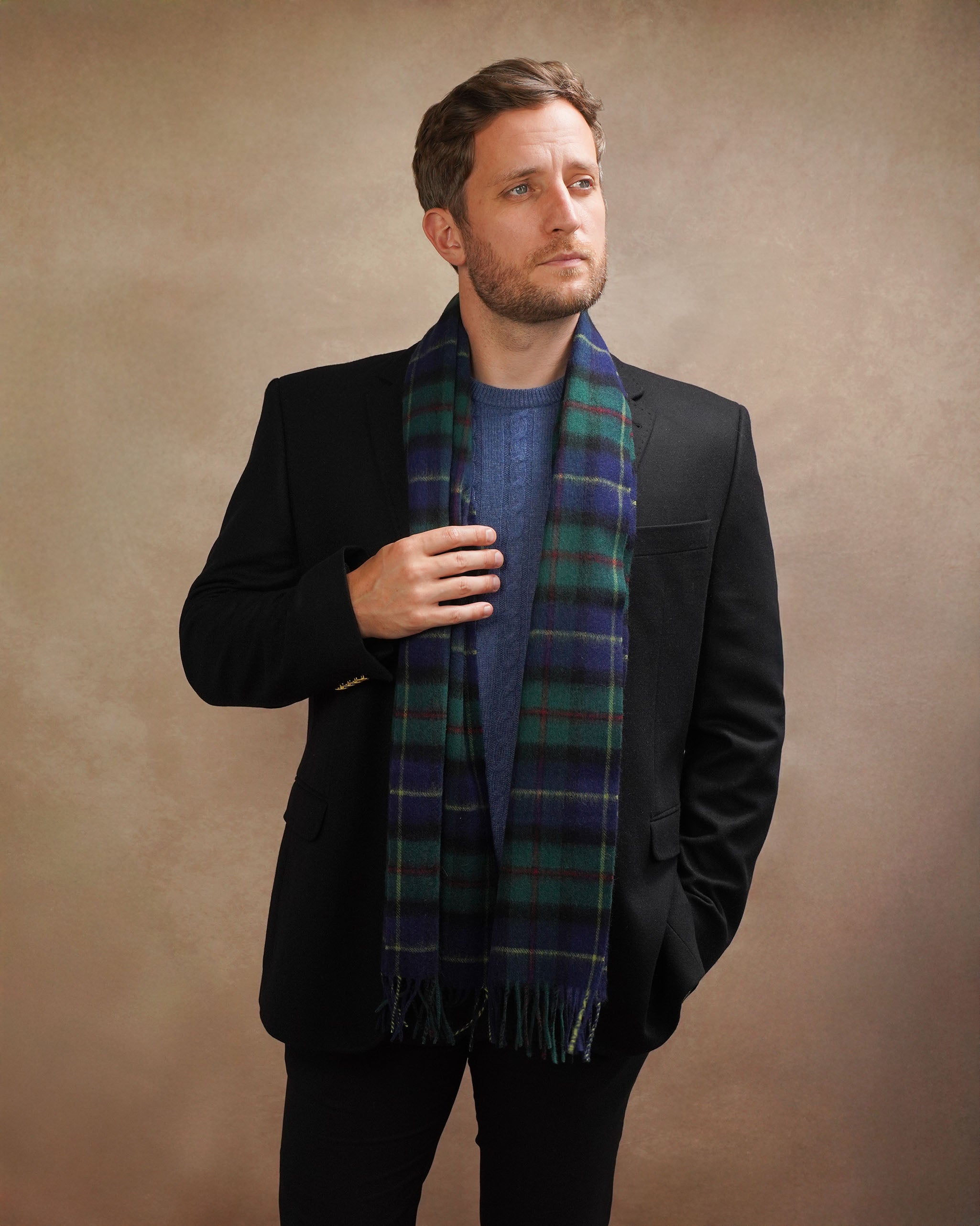 Pure Lambswool Tartan Scarf