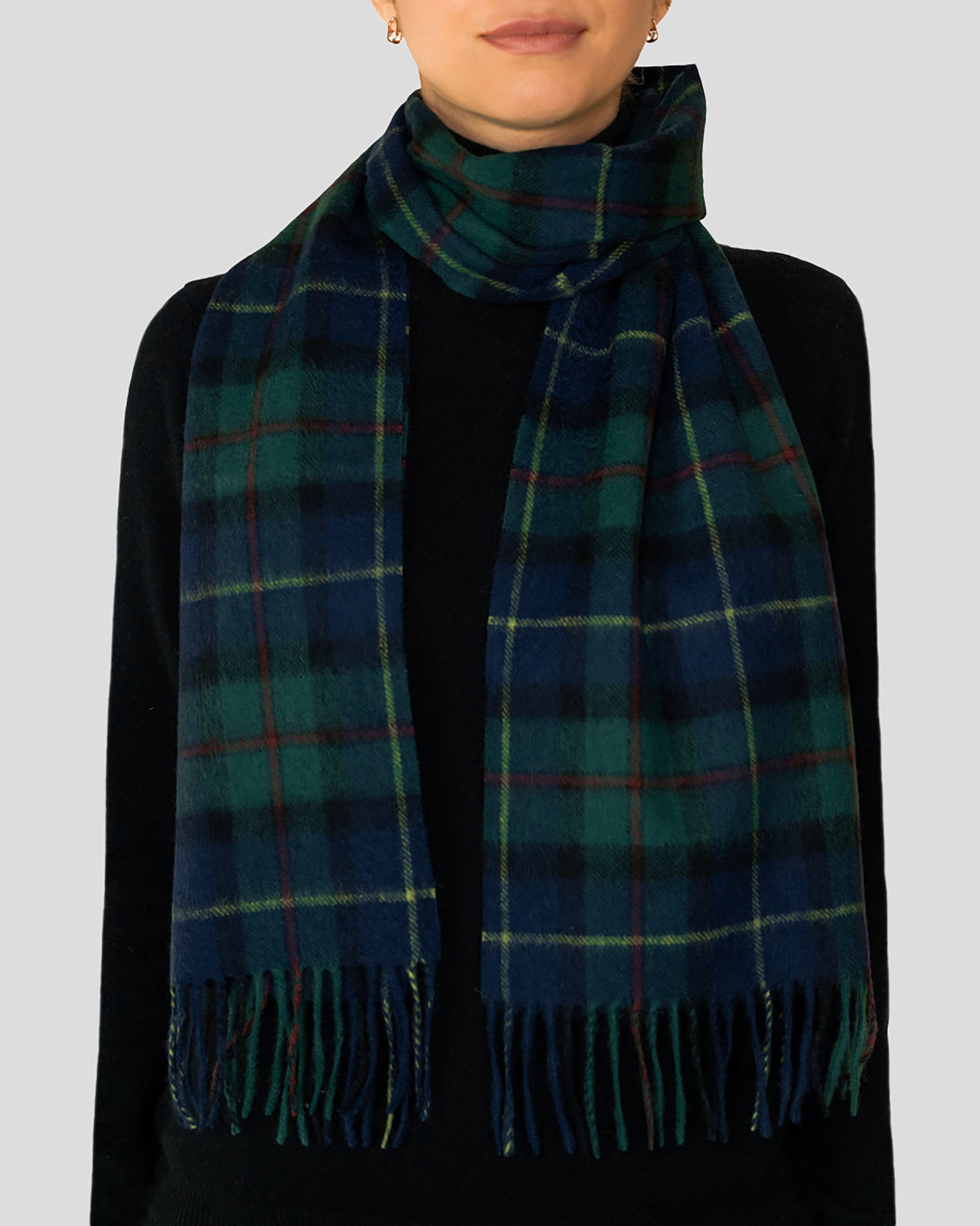 Pure Lambswool Tartan Scarf