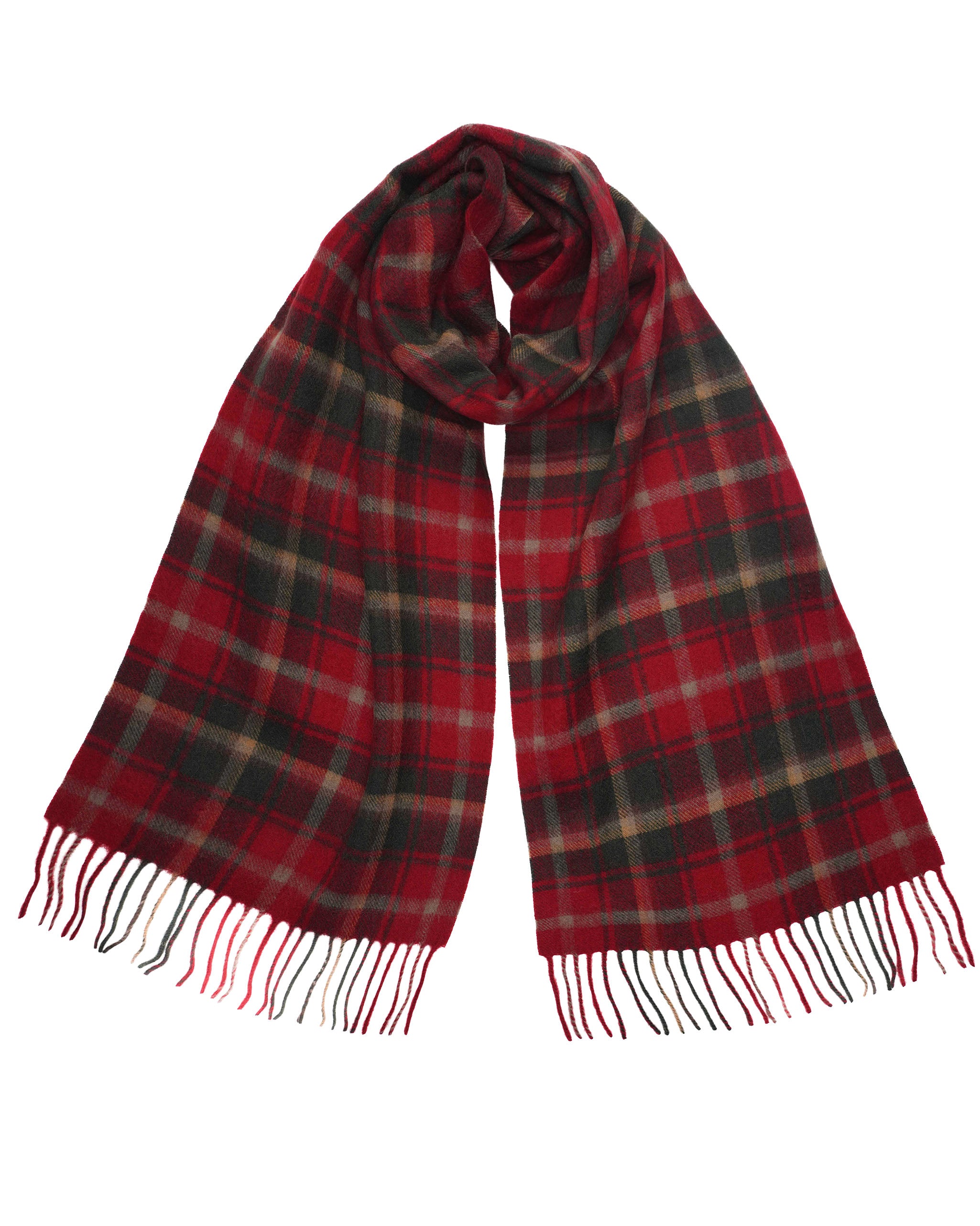 Pure Lambswool Tartan Scarf