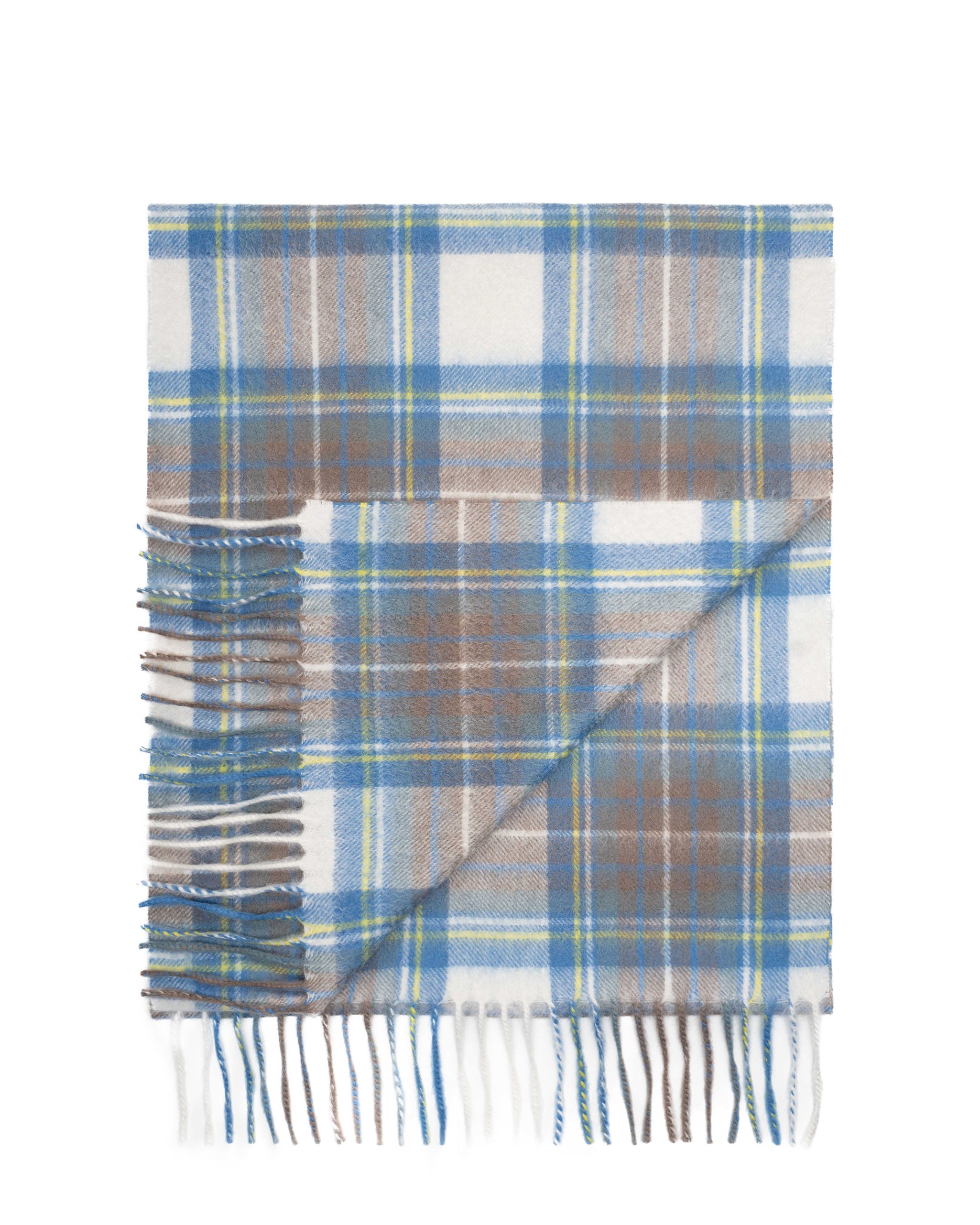 Pure Cashmere Tartan Scarf