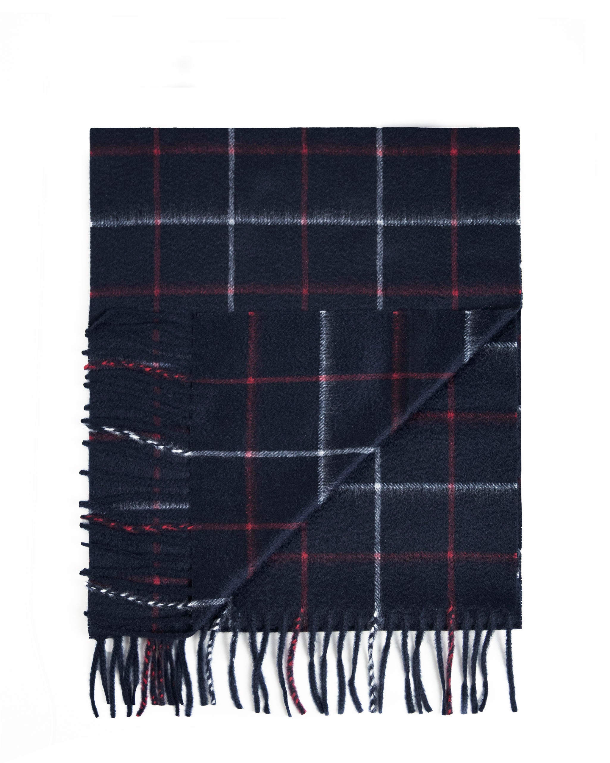 Pure Cashmere Tartan Scarf