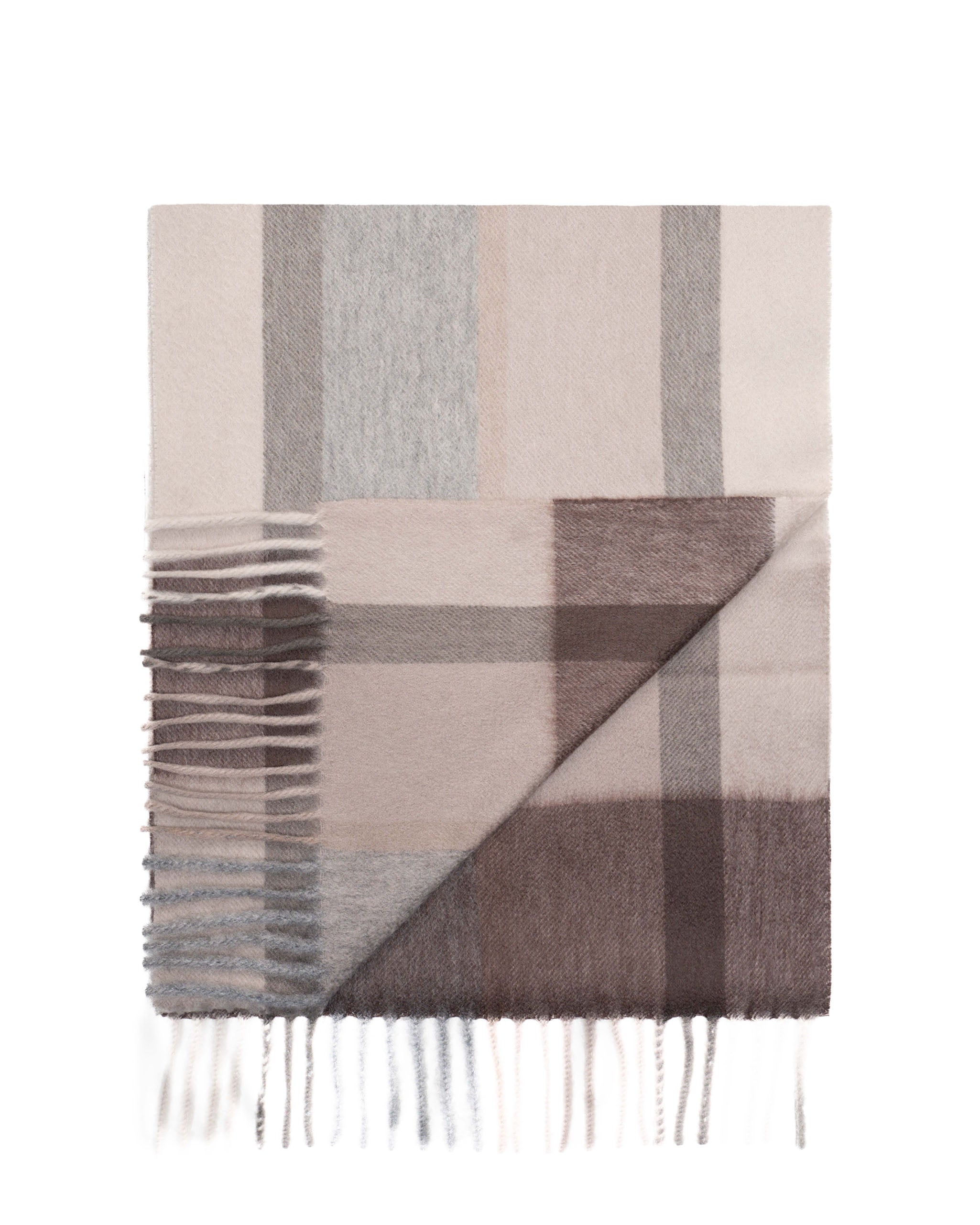 Pure Cashmere Tartan Scarf