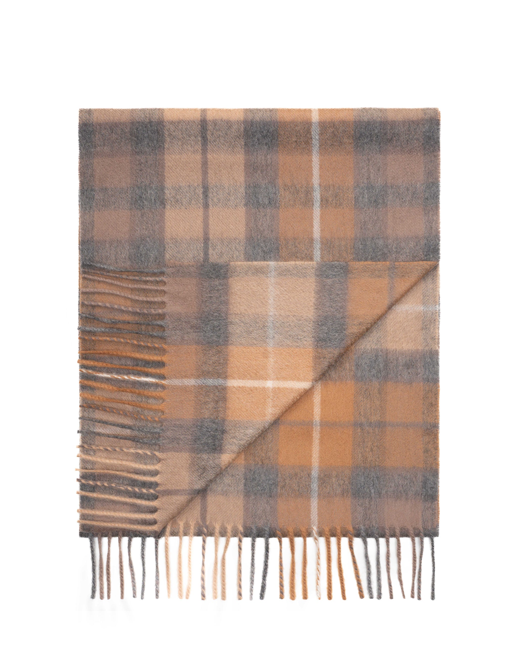 Pure Cashmere Tartan Scarf