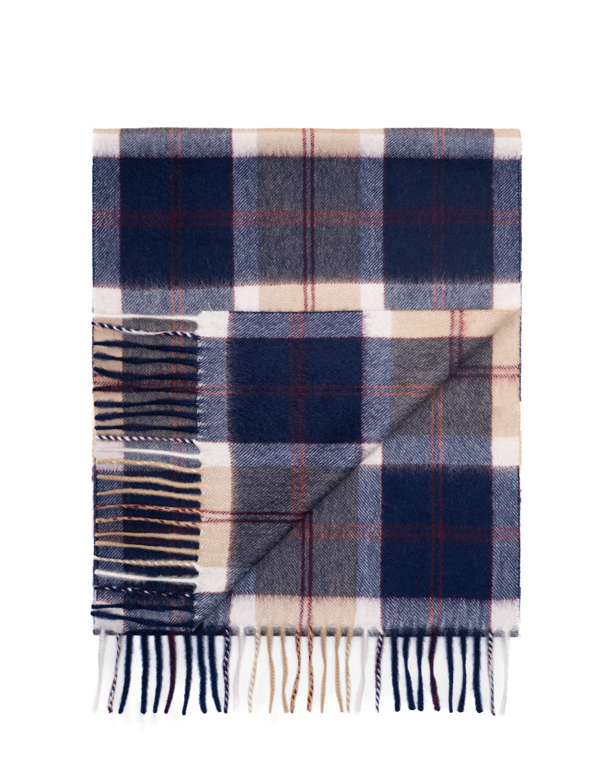Pure Cashmere Tartan Scarf