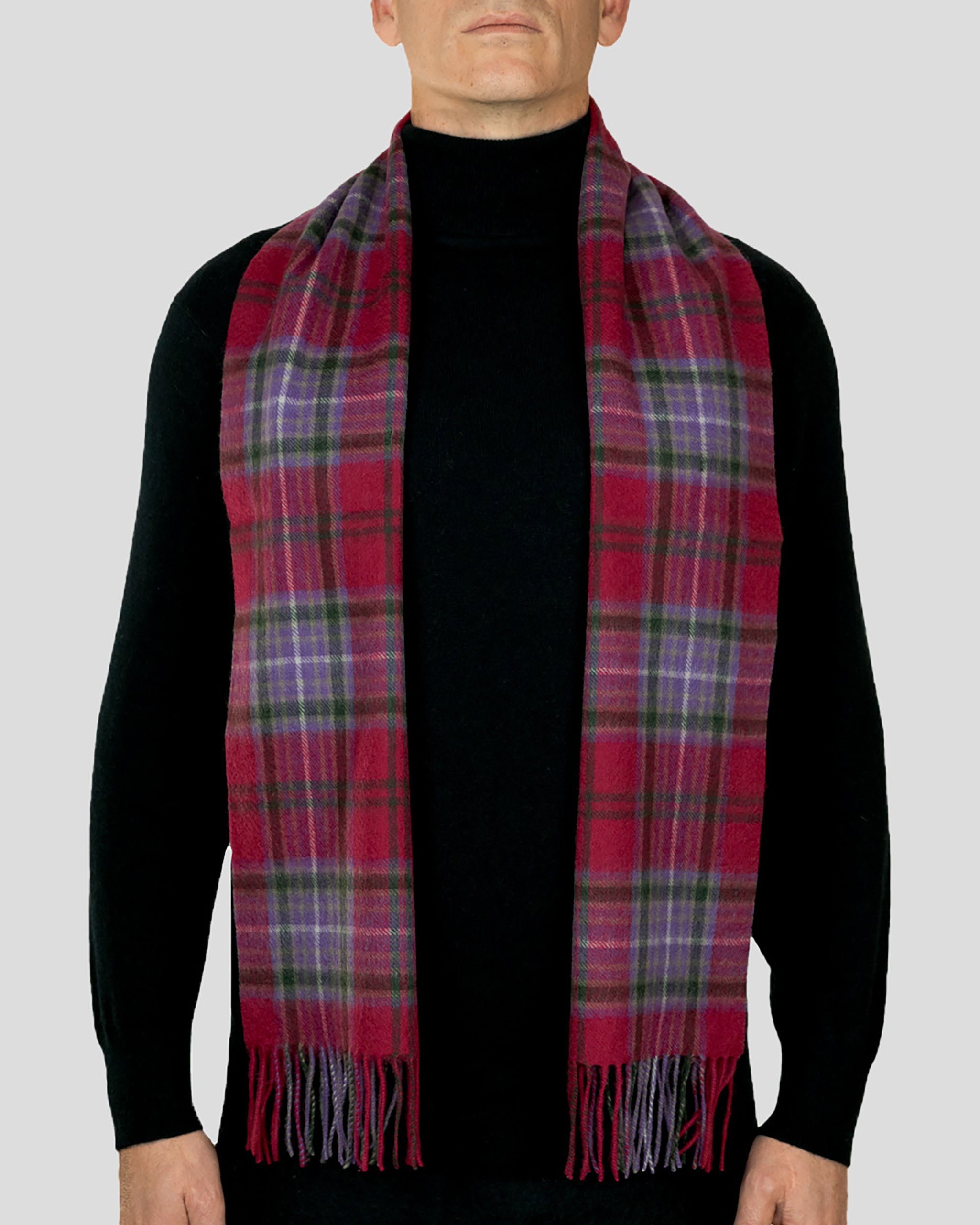Pure Lambswool Tartan Scarf