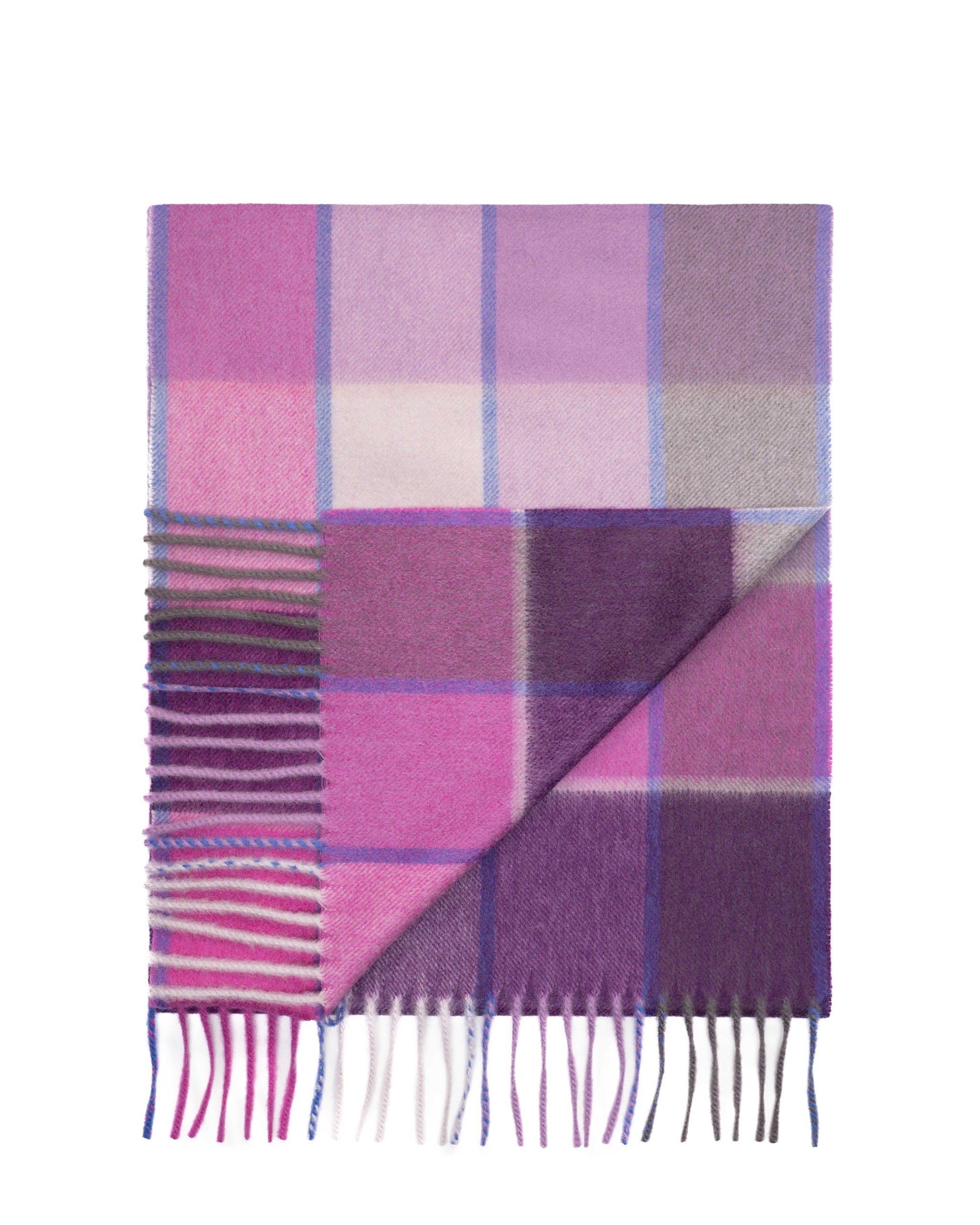 Pure Cashmere Tartan Scarf