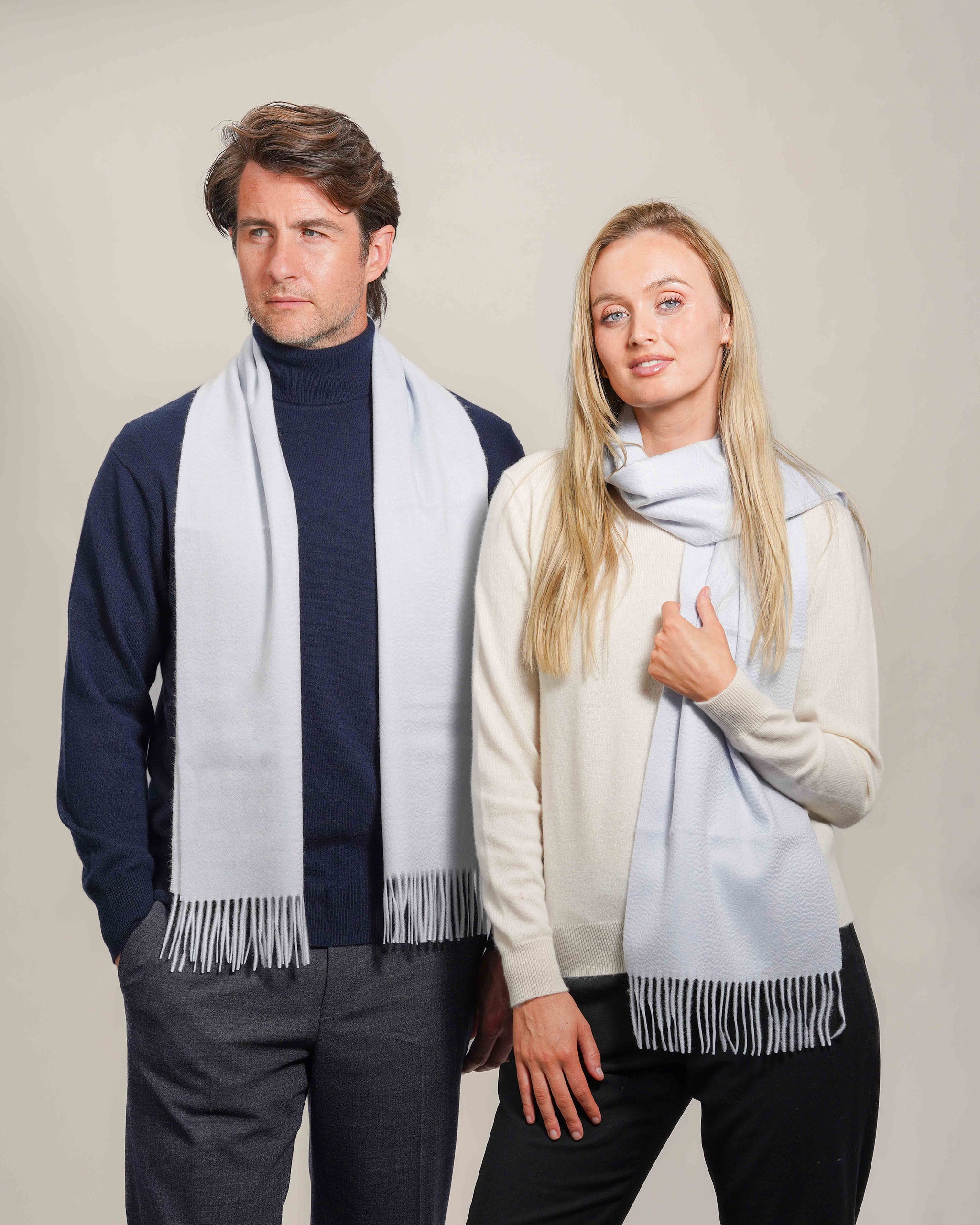 Pure Cashmere Plain Scarf