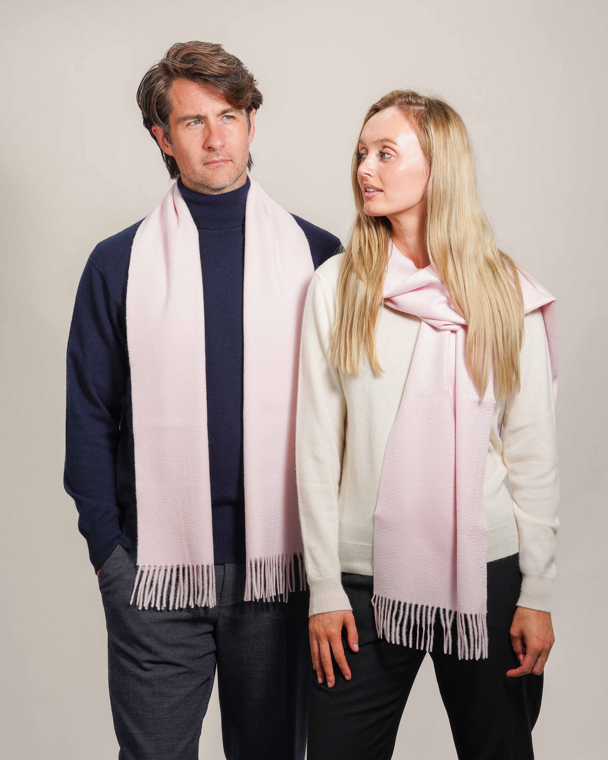 Pure Cashmere Plain Scarf