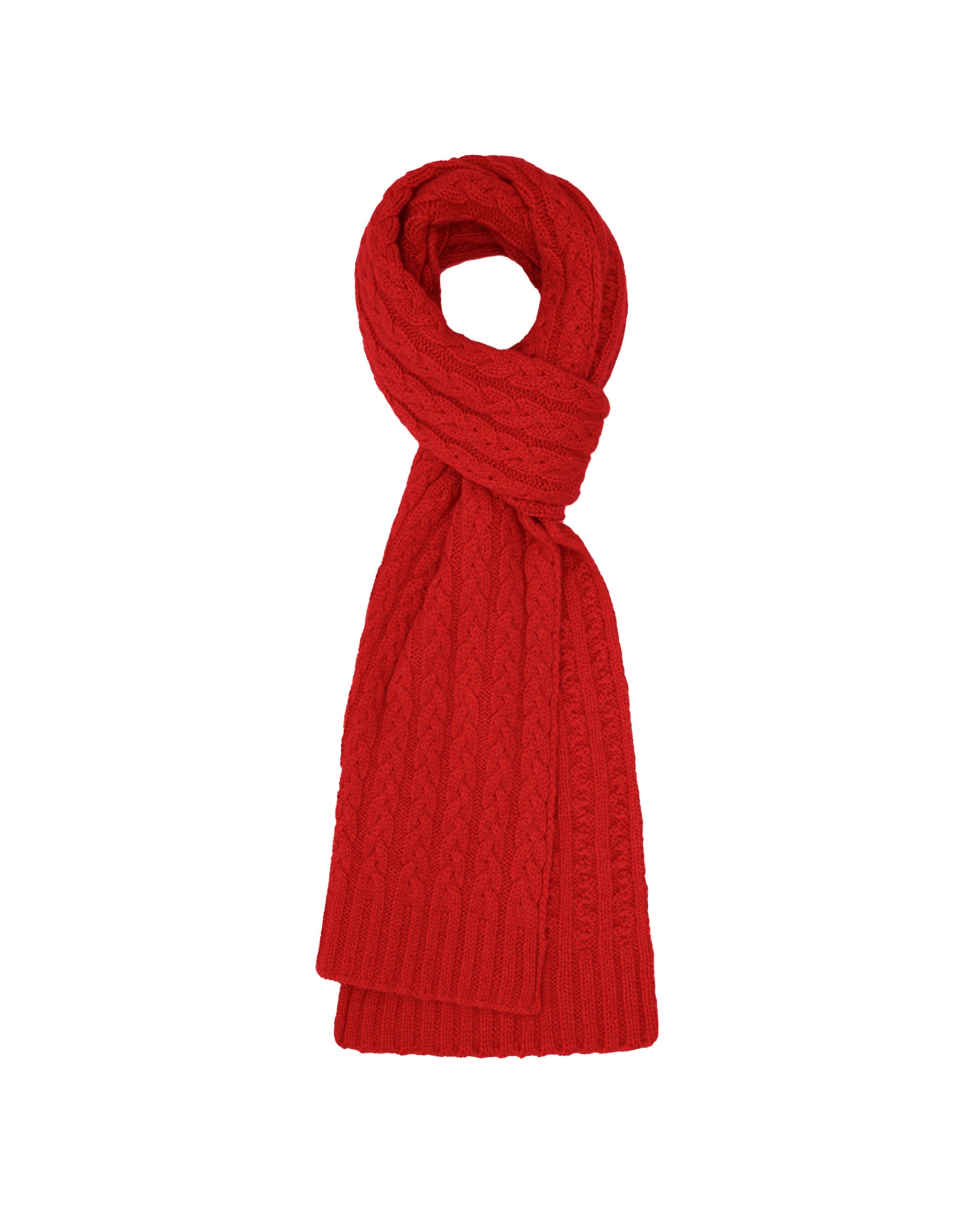 Cashmere Cable Scarf