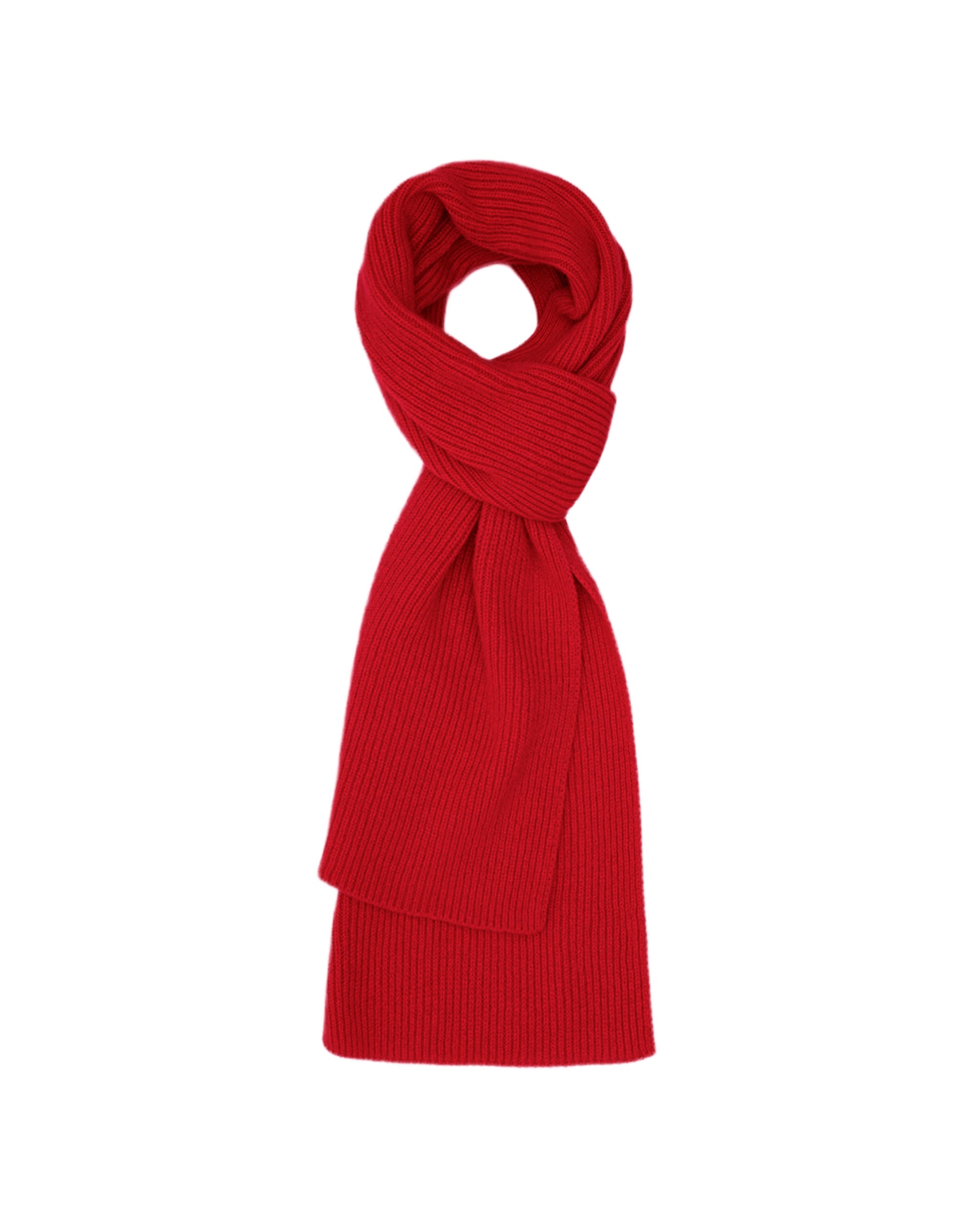 Cashmere Ribbed Scarf