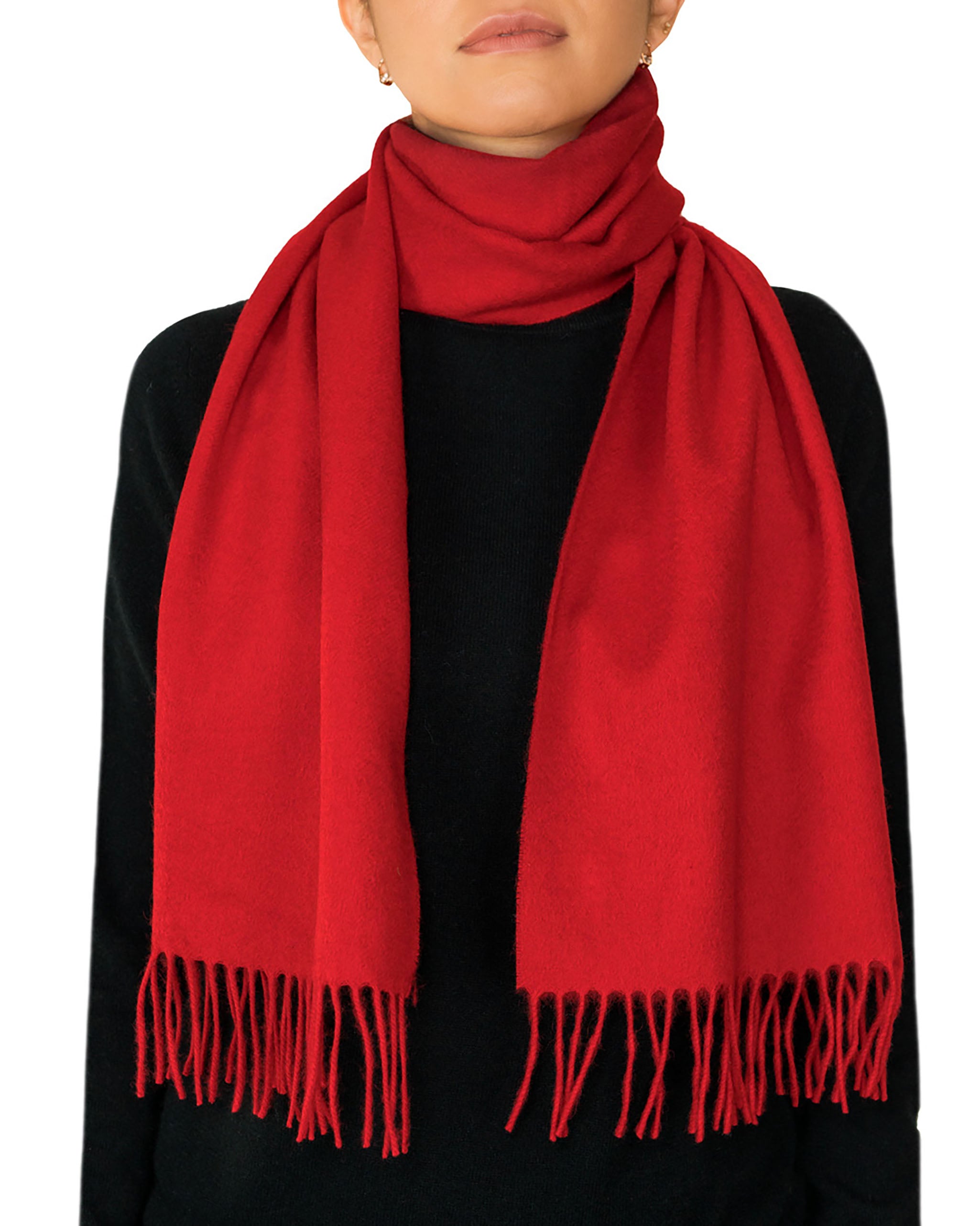 Pure Lambswool Plain Scarf