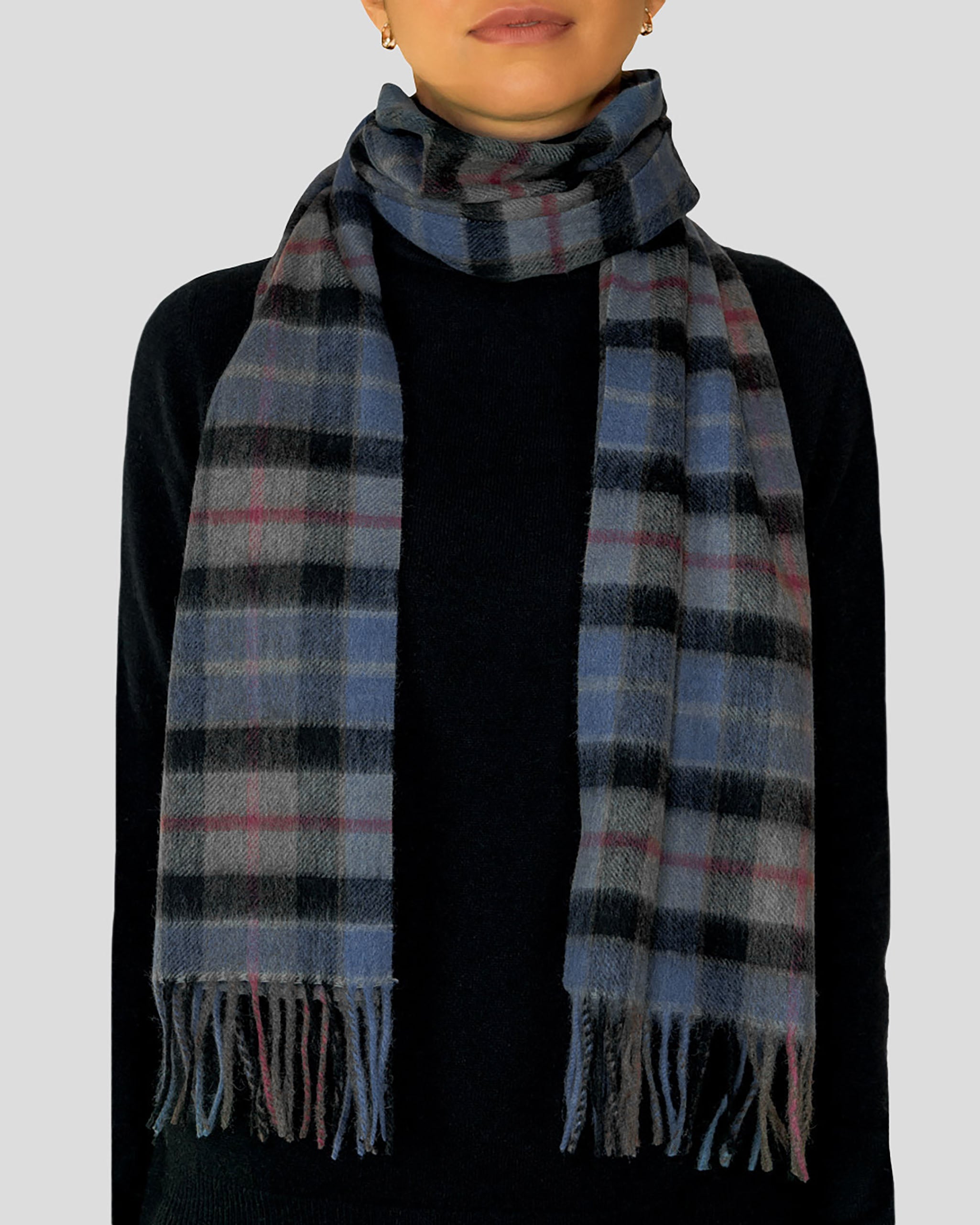 Pure Lambswool Tartan Scarf