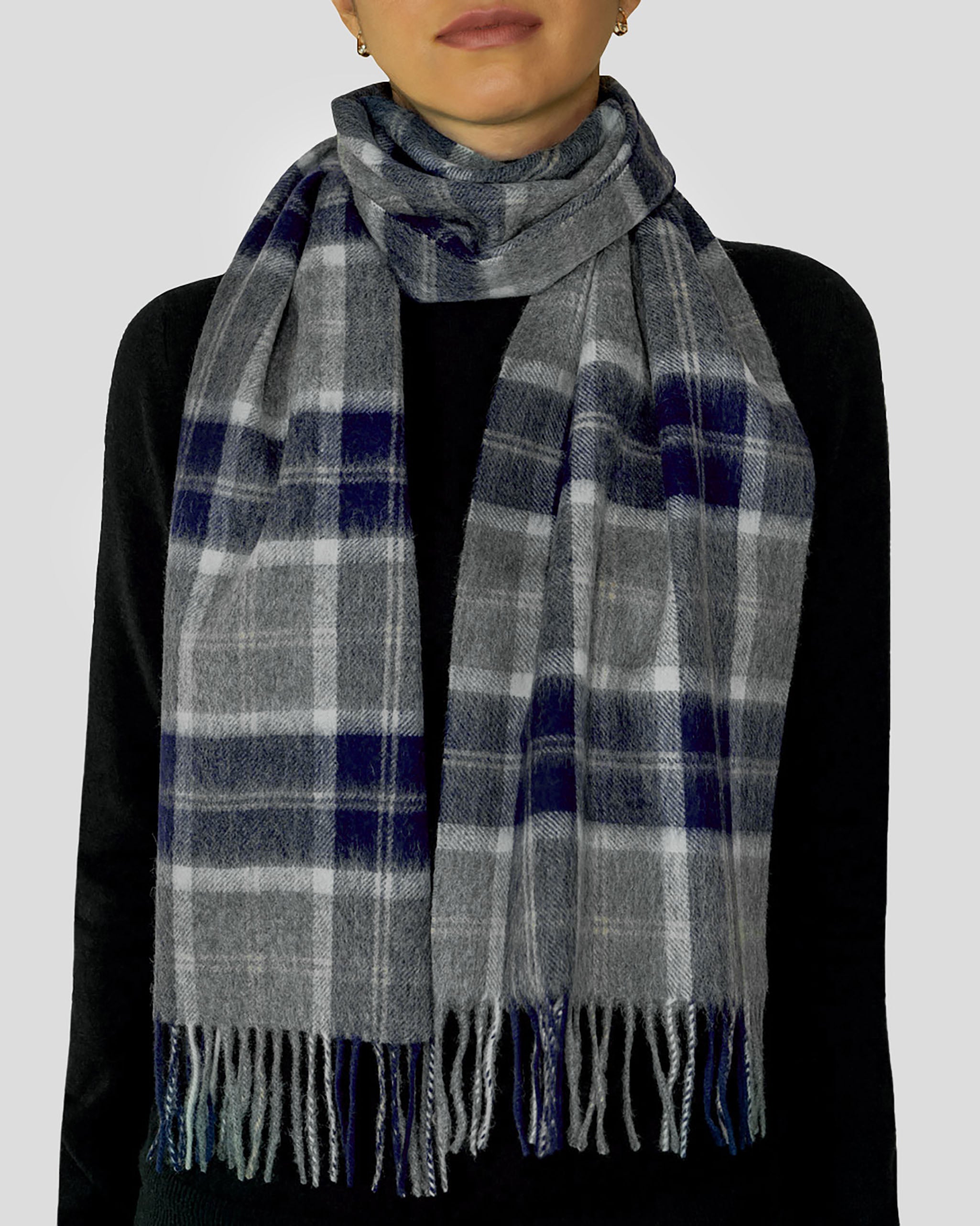 Pure Lambswool Tartan Scarf