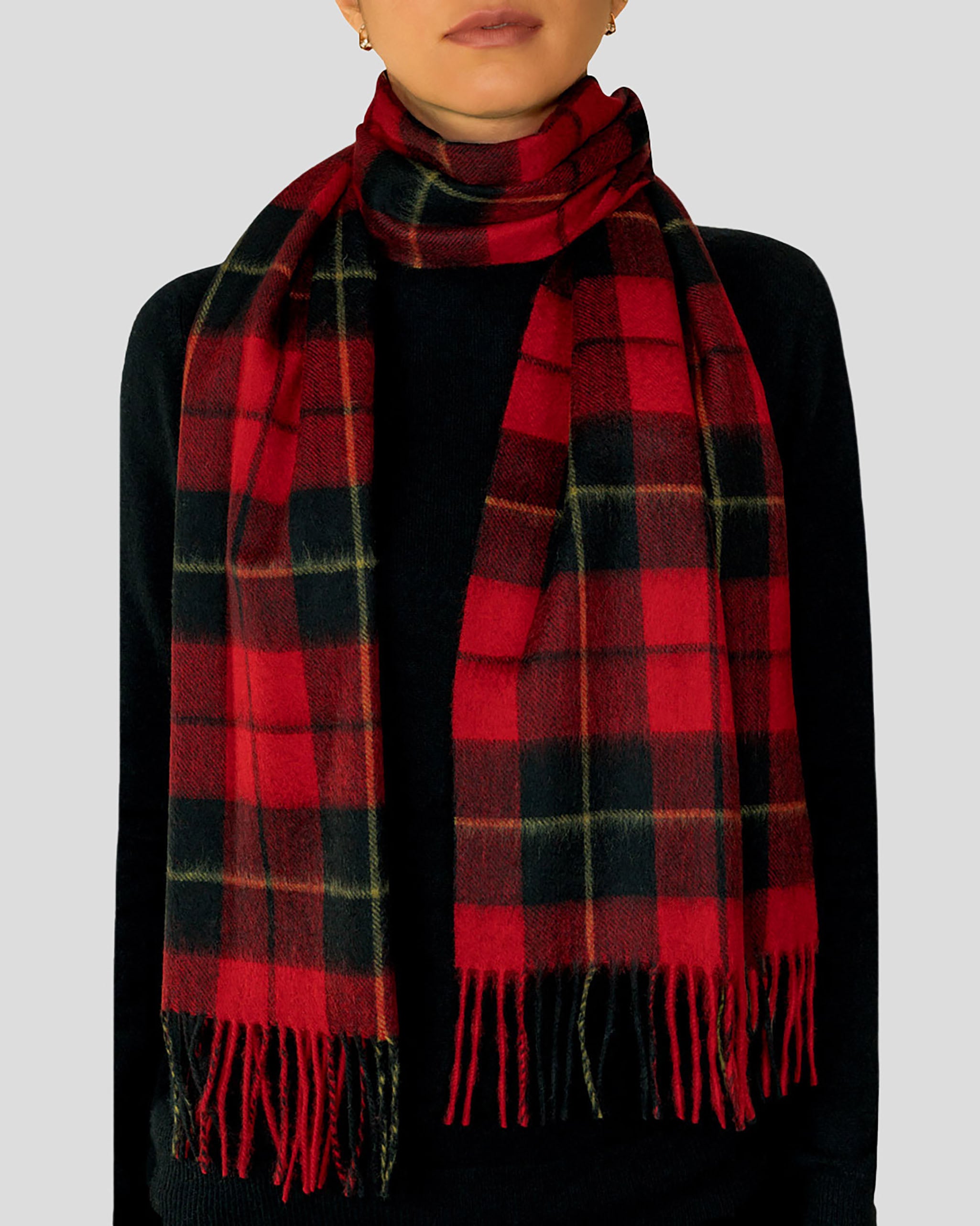Pure Lambswool Tartan Scarf