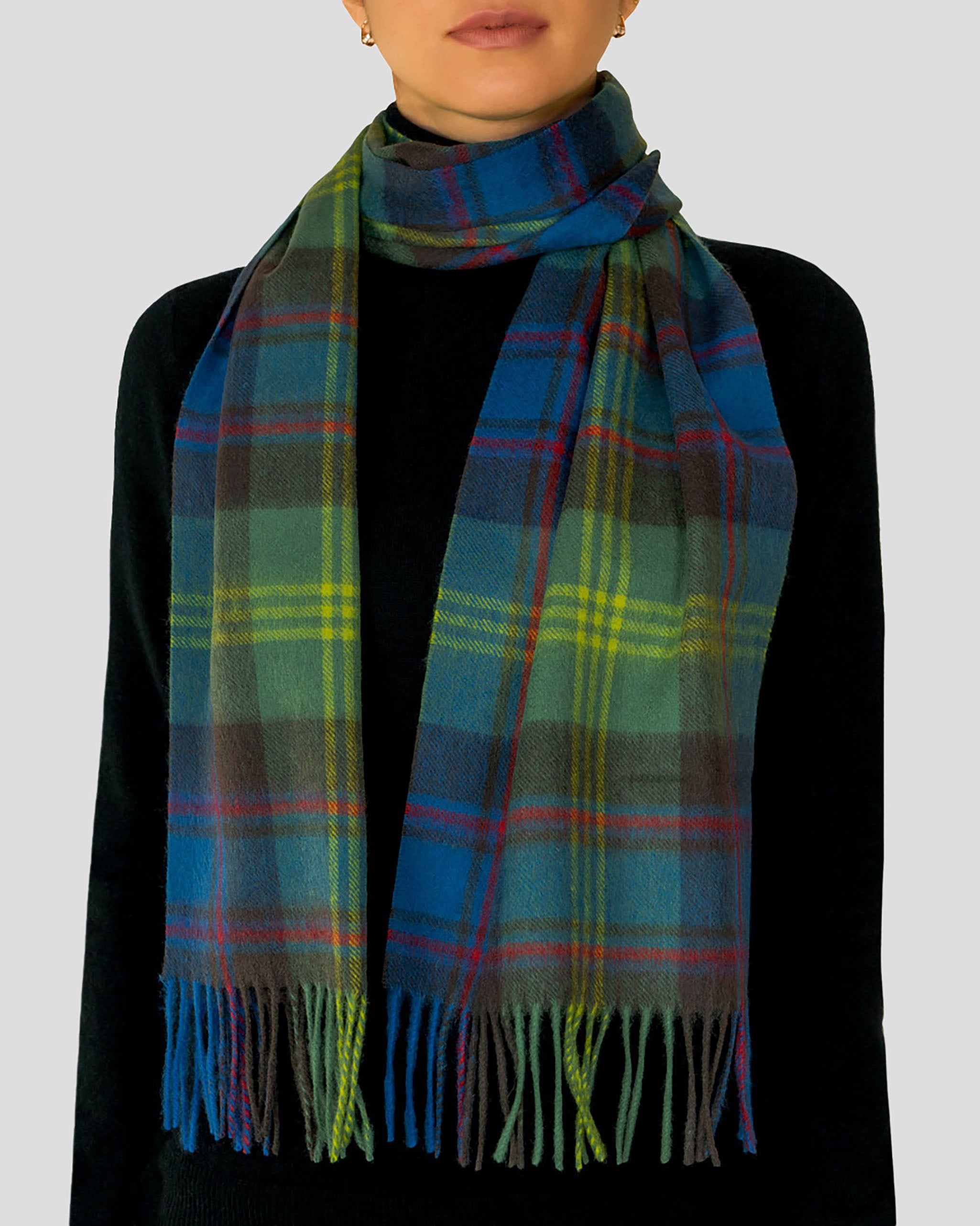 Pure Lambswool Tartan Scarf