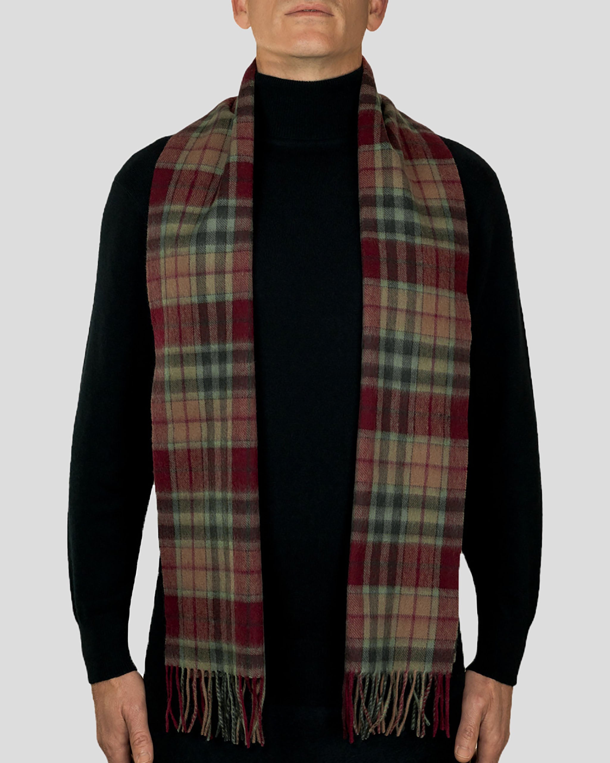 Pure Lambswool Tartan Scarf
