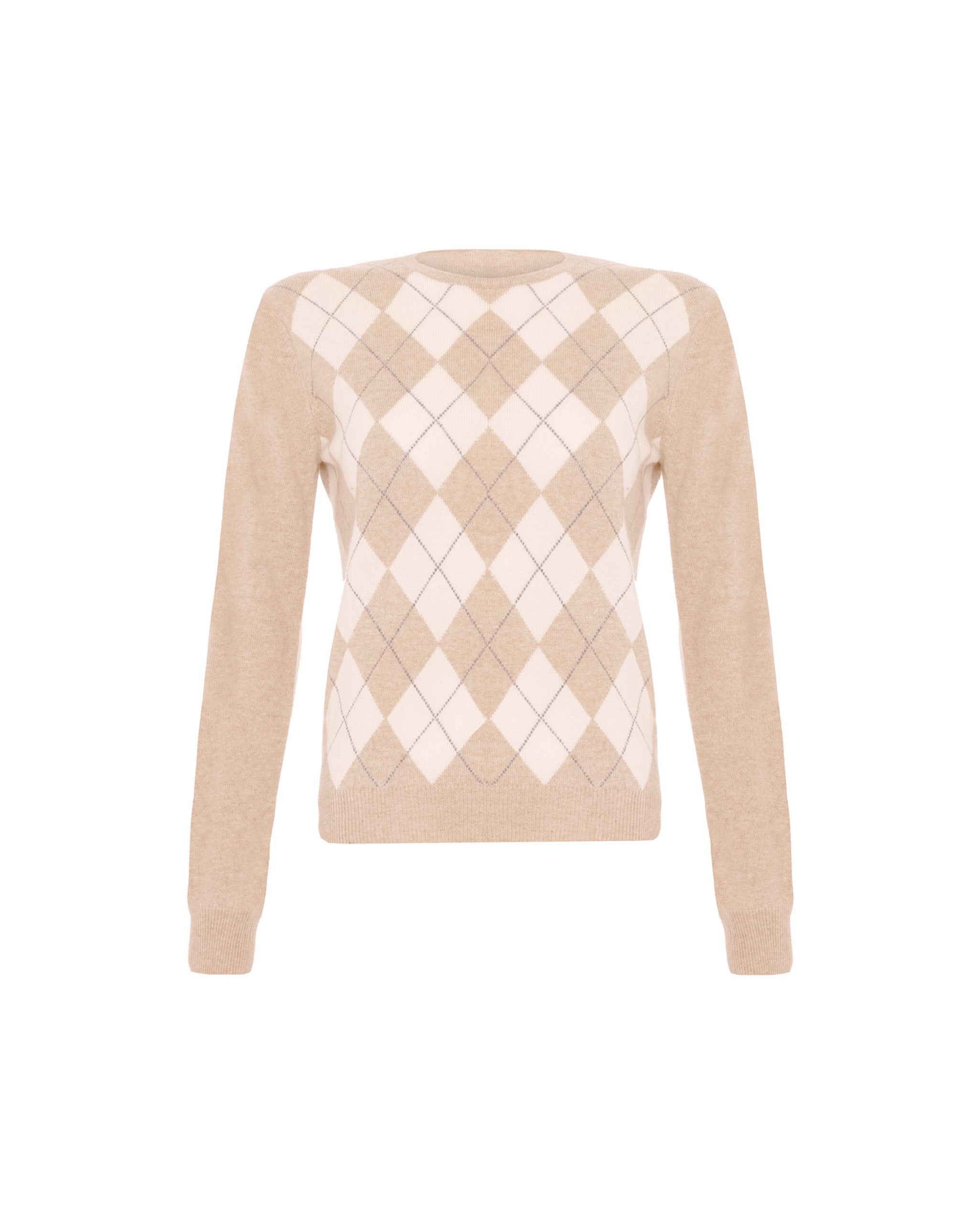 Women's Cashmere Argyle Jumper