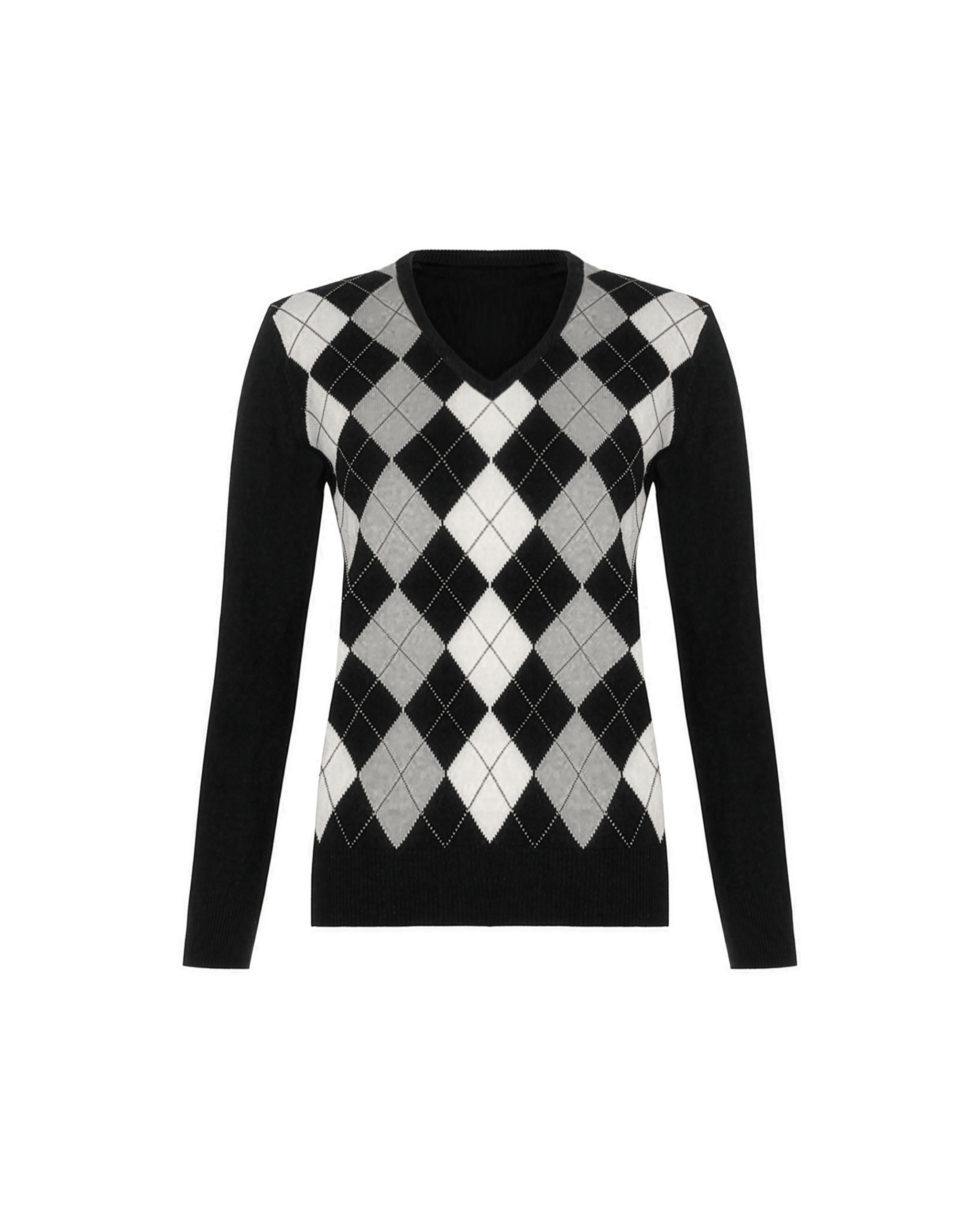 Women's Cashmere Argyle Jumper