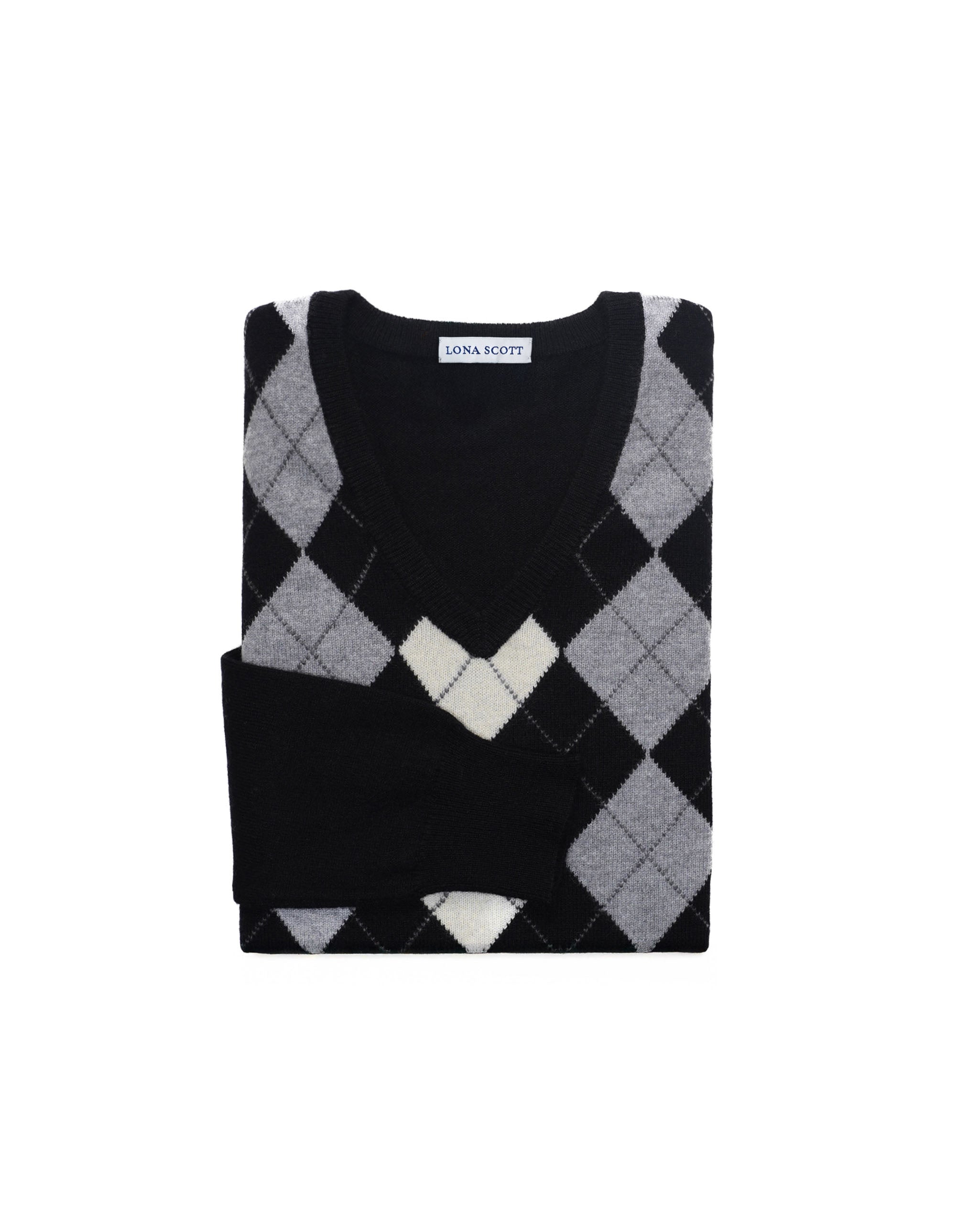 Women's Cashmere Argyle Jumper