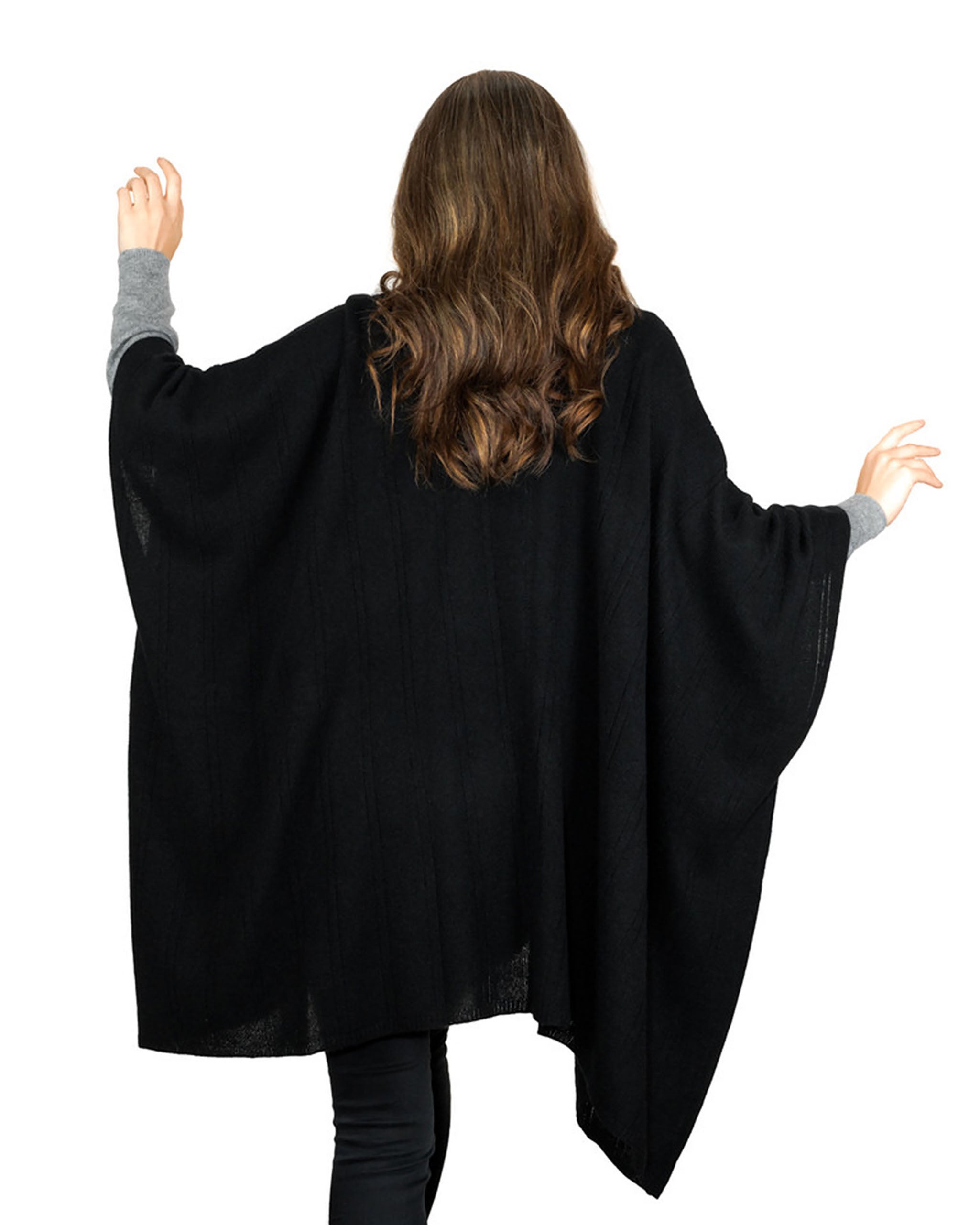 Cashmere Cape with Pockets