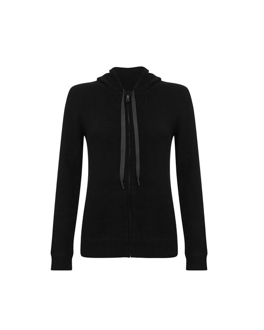 Women's Cashmere Hooded Cardigan