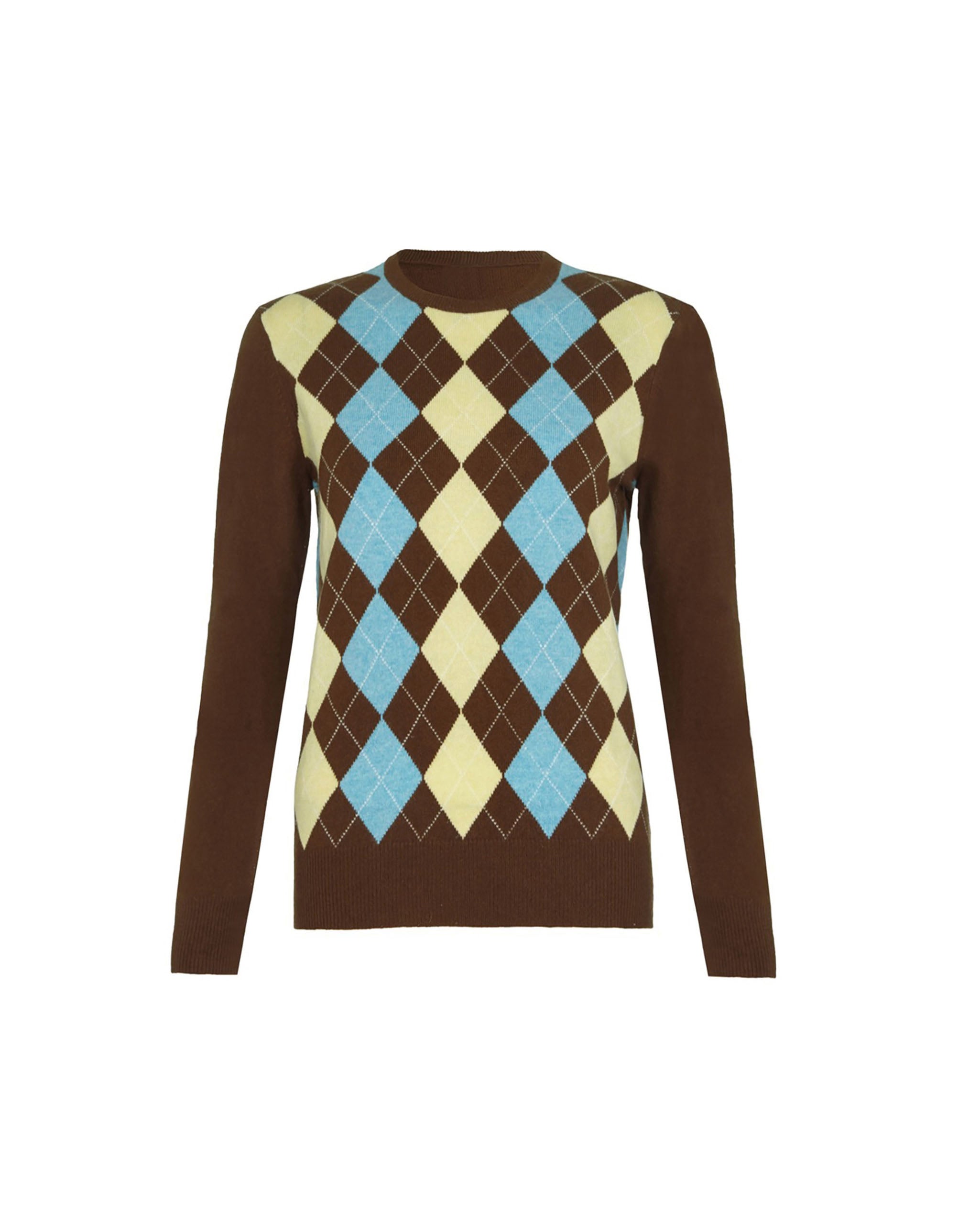 Women's Cashmere Argyle Jumper